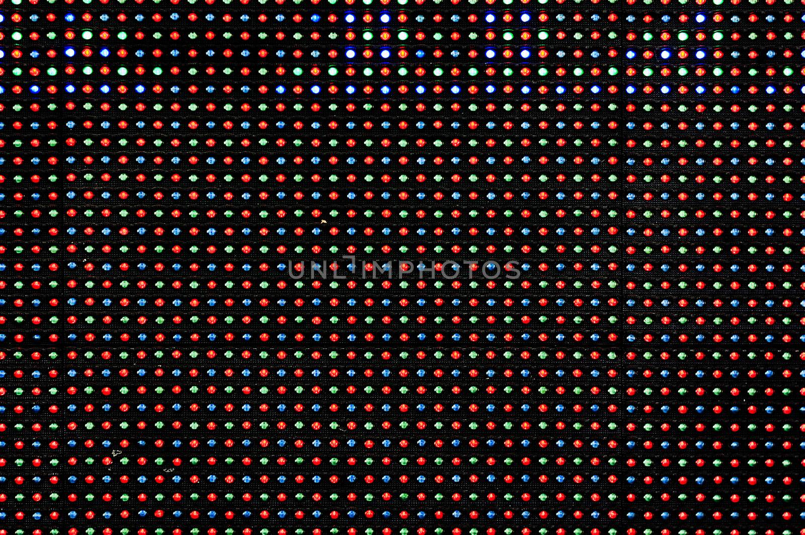 LED Display as Technology Background by stevanovicigor