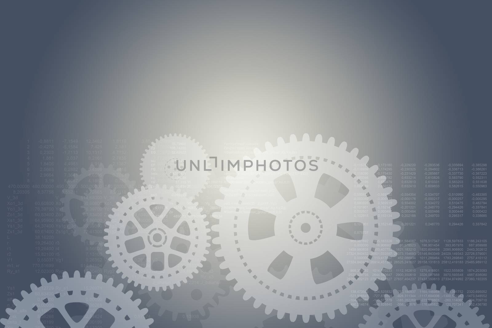 Abstract background with cogs by cherezoff