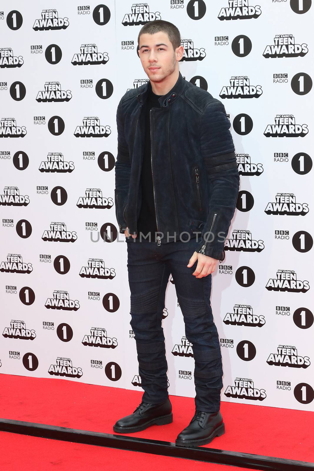 UNITED KINGDOM, London: Nick Jonas attends BBC Radio 1's Teen Awards at Wembley Arena in London on November 8, 2015. 