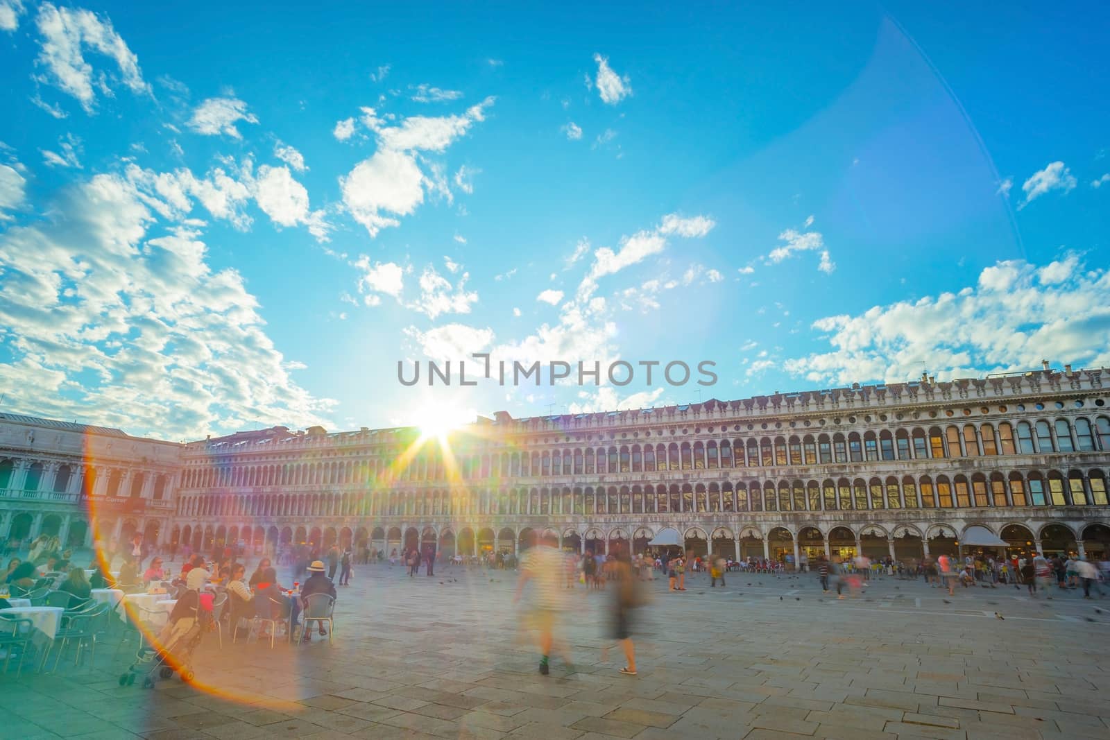 VENICE, ITALY - CIRCA 2015: Saint Mark's Square in Venice. by aleksaskv