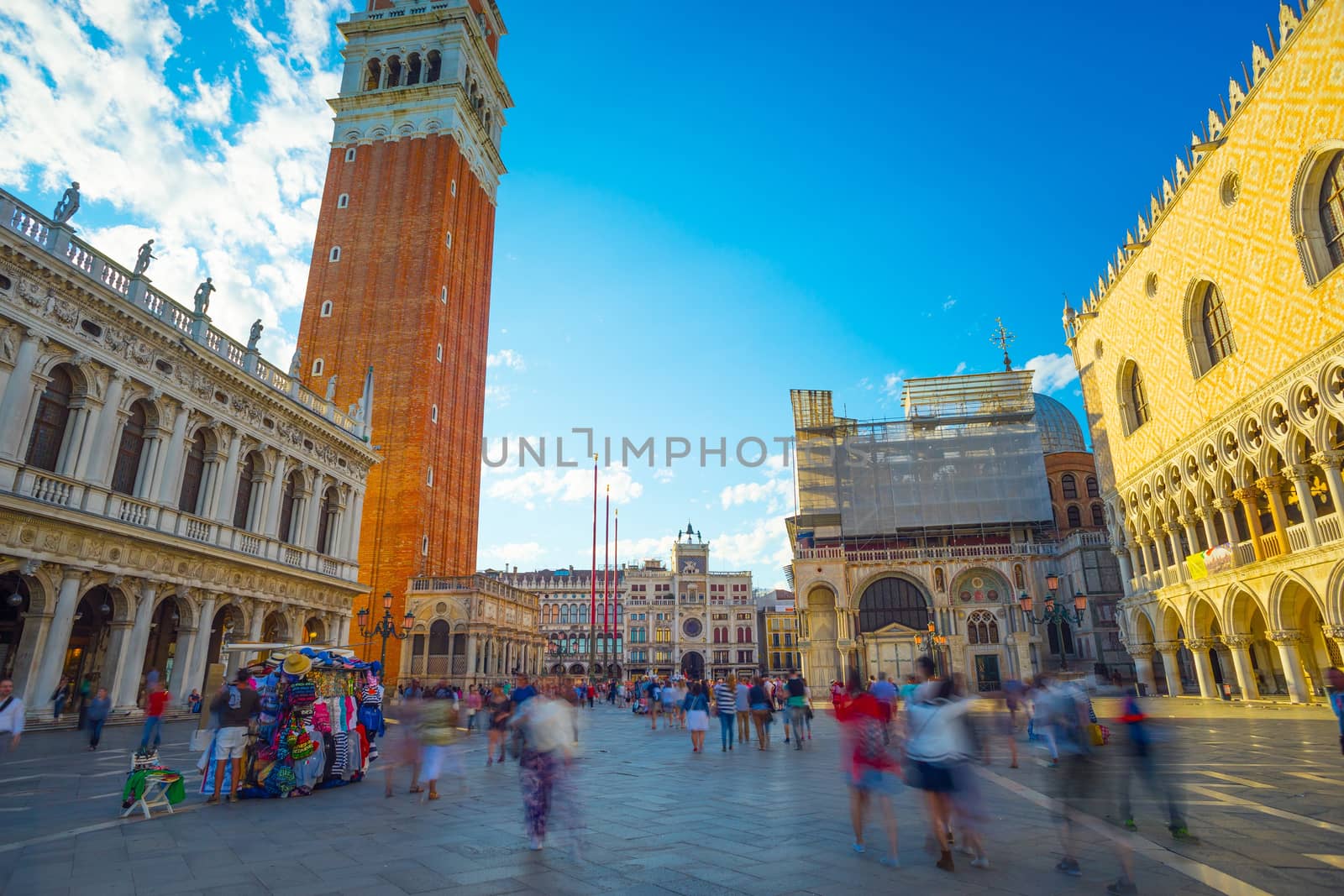 VENICE, ITALY - CIRCA 2015: Saint Mark's Square in Venice. by aleksaskv