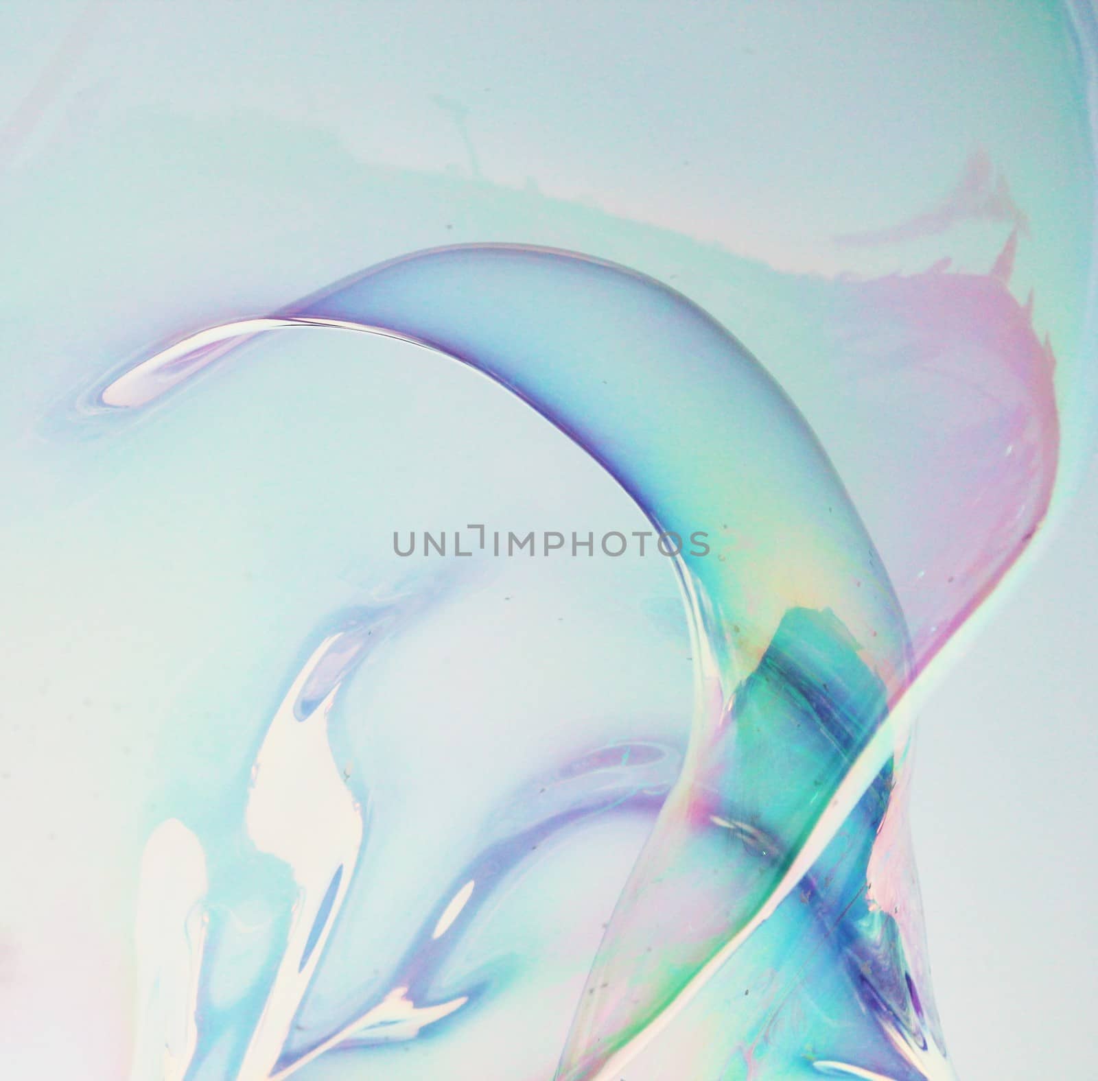 abstract close-up soap bubble background modern simple design with copyspace