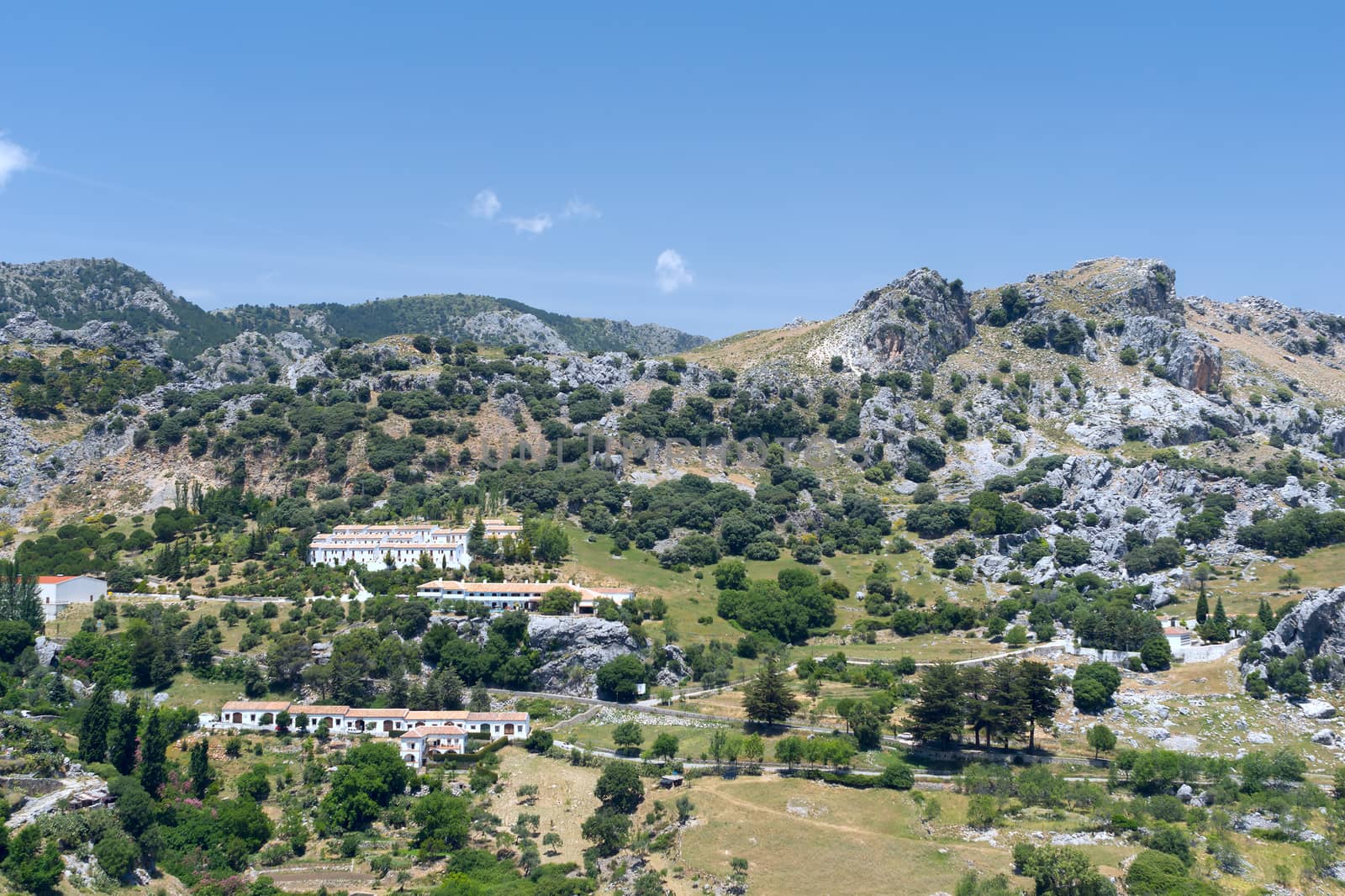 White village Grazalema in Andalucia by BIG_TAU