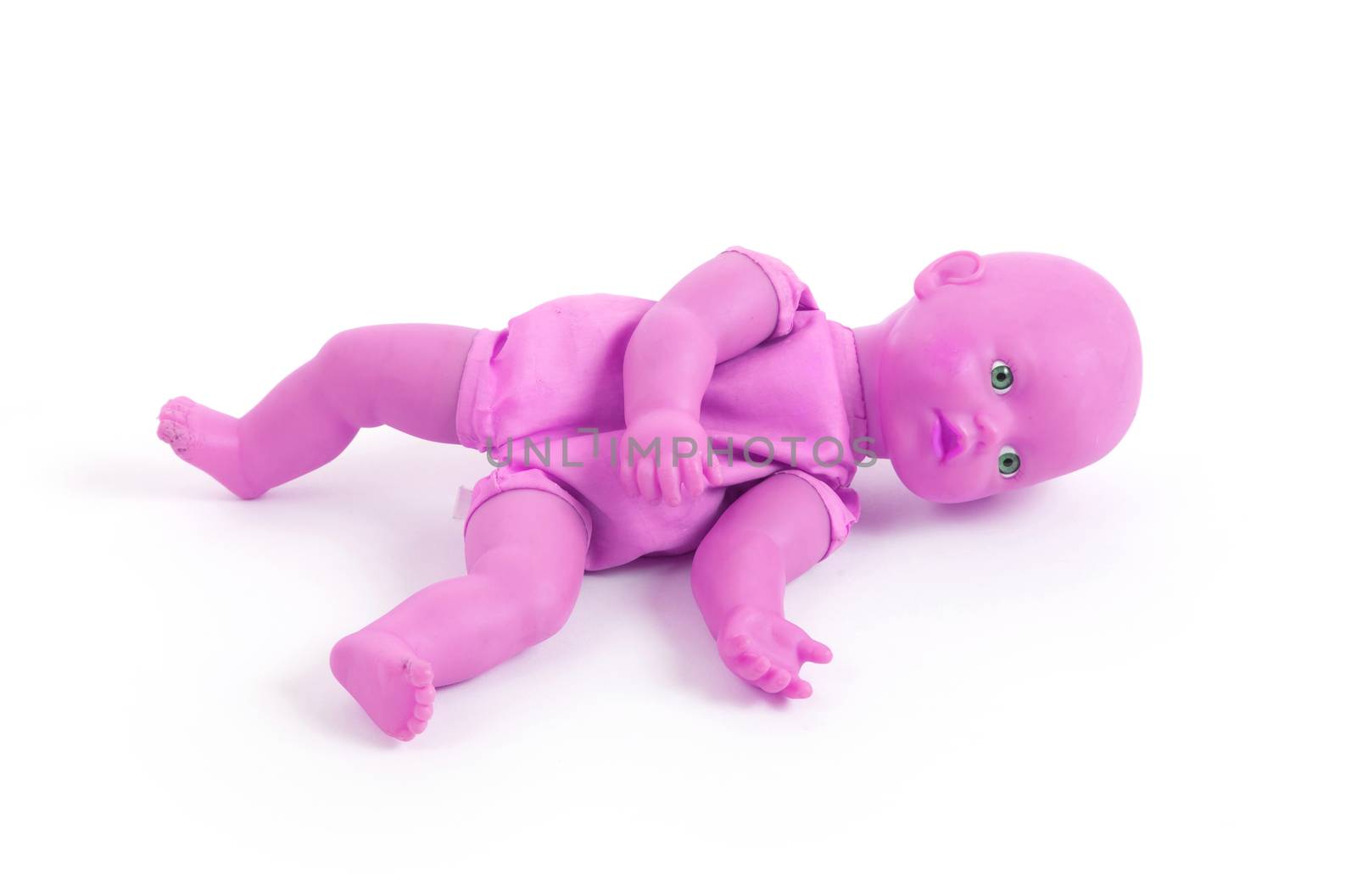 Baby toy (no trademark), isolated on white
