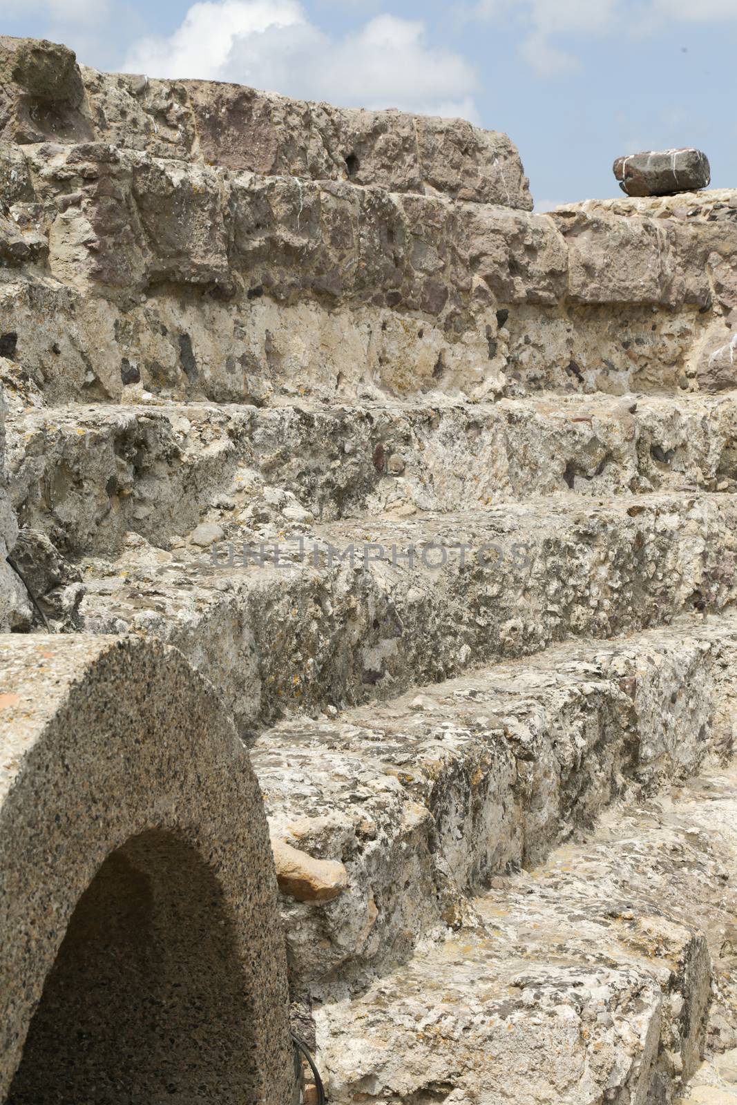 Ancient Roman Ruins of Nora, near Pula in Sardinia