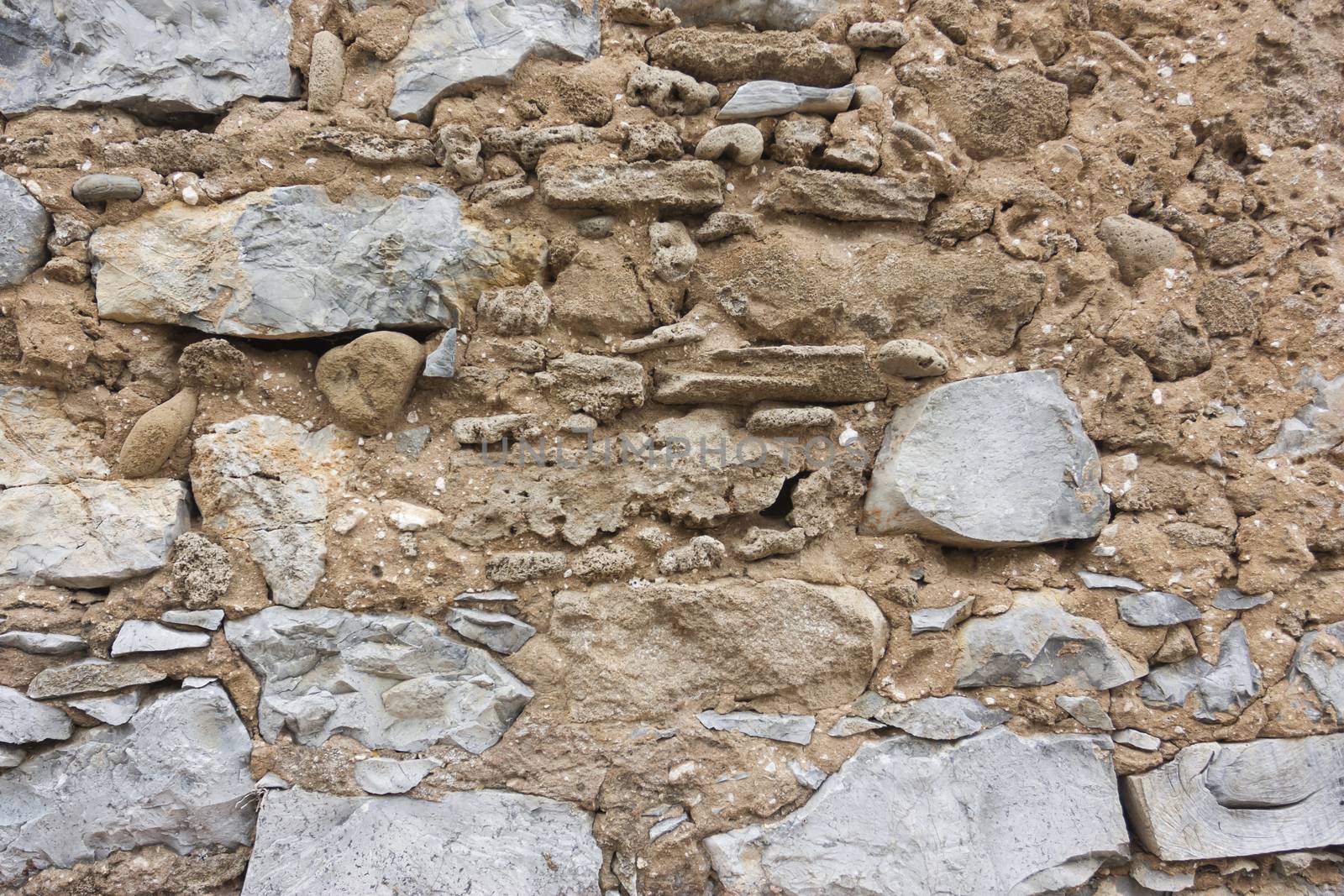 Background of Old weathered concrete wall fragment