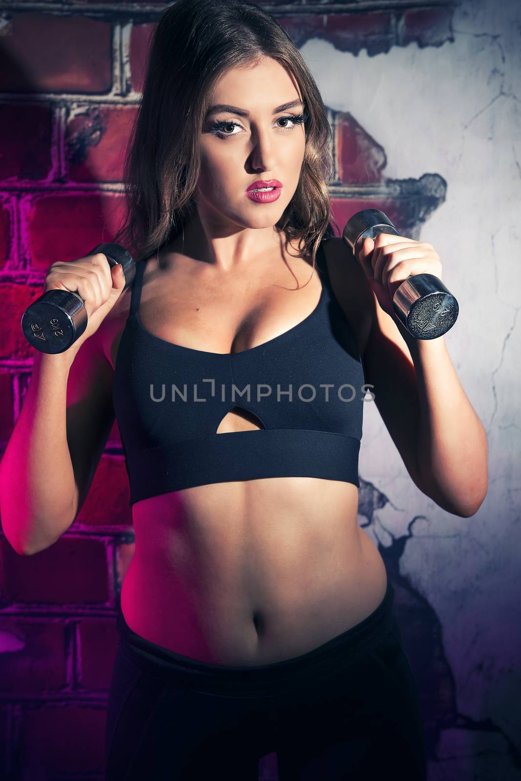 Female fitness model posing by artistrobd