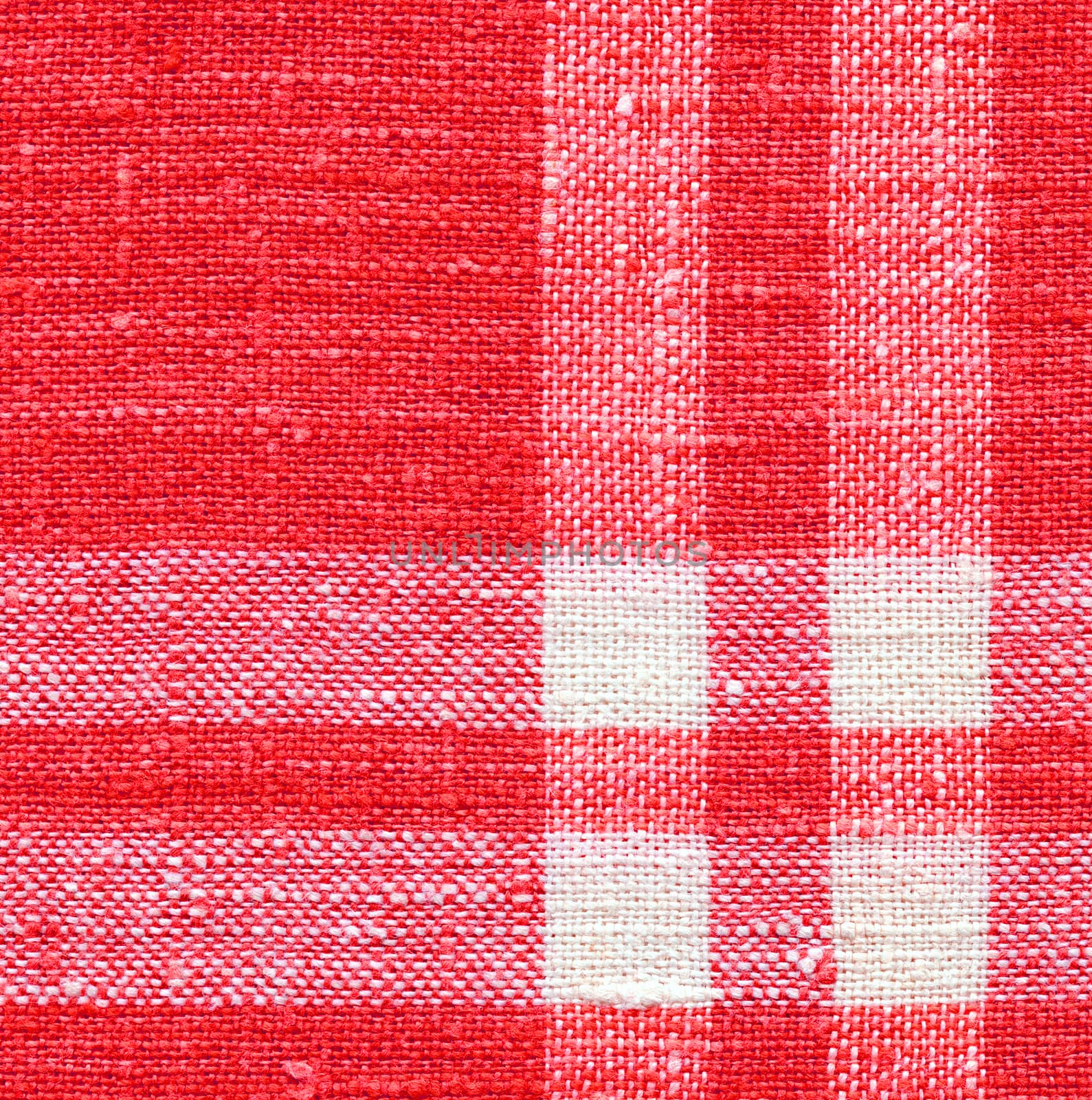 Canvas Texture. Red and White Color by ESSL