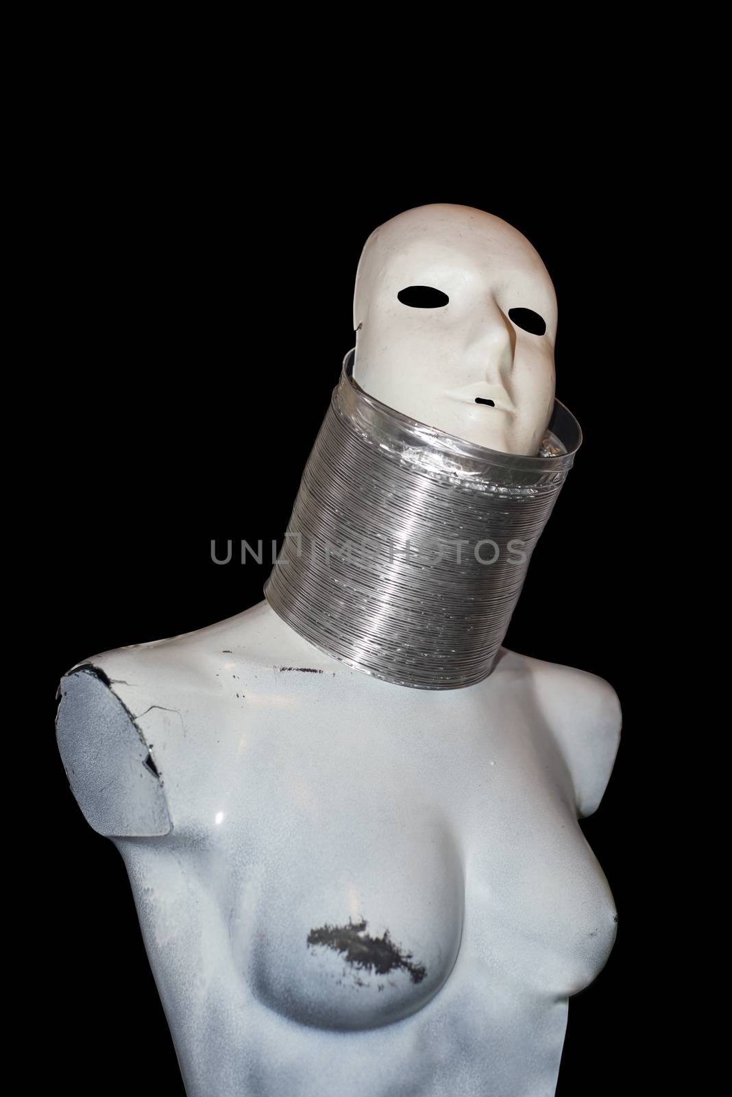 mannequin upper torso and head by morrbyte