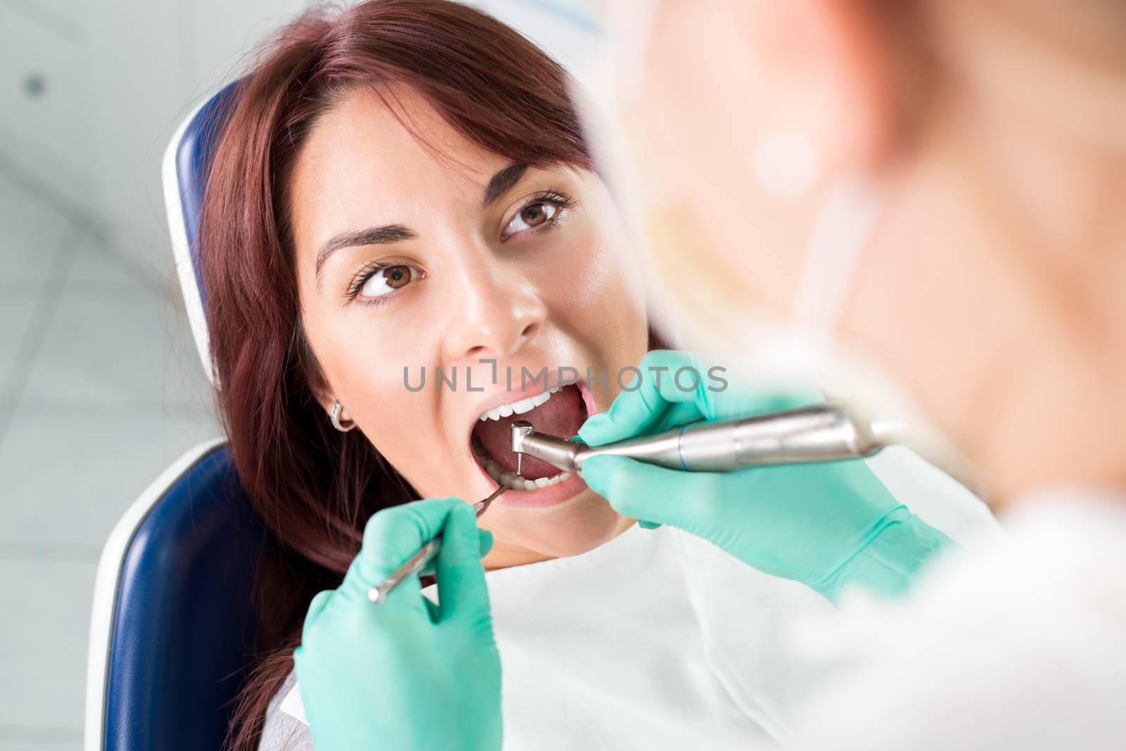 Dental treatment with dental drill by MilanMarkovic78