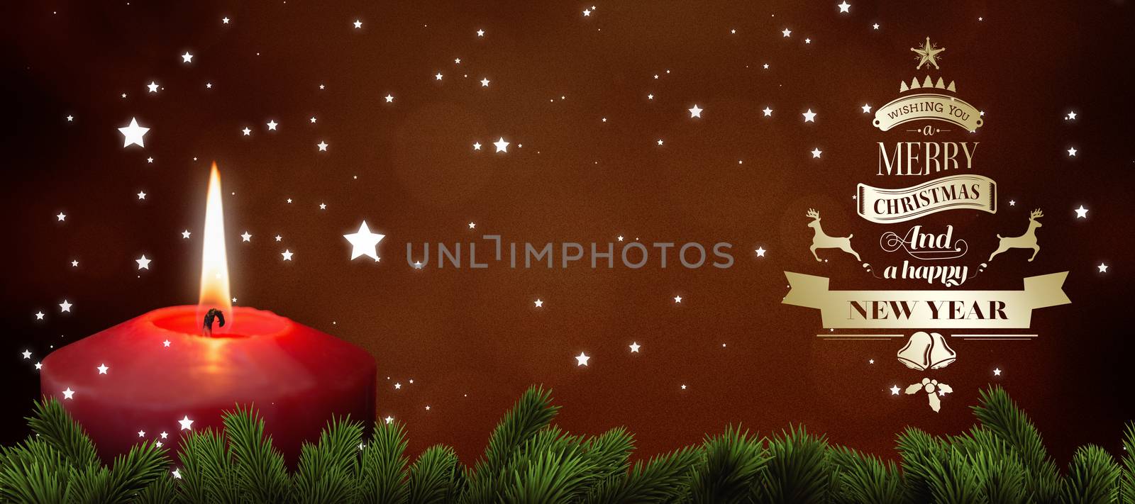 Composite image of christmas greeting  by Wavebreakmedia