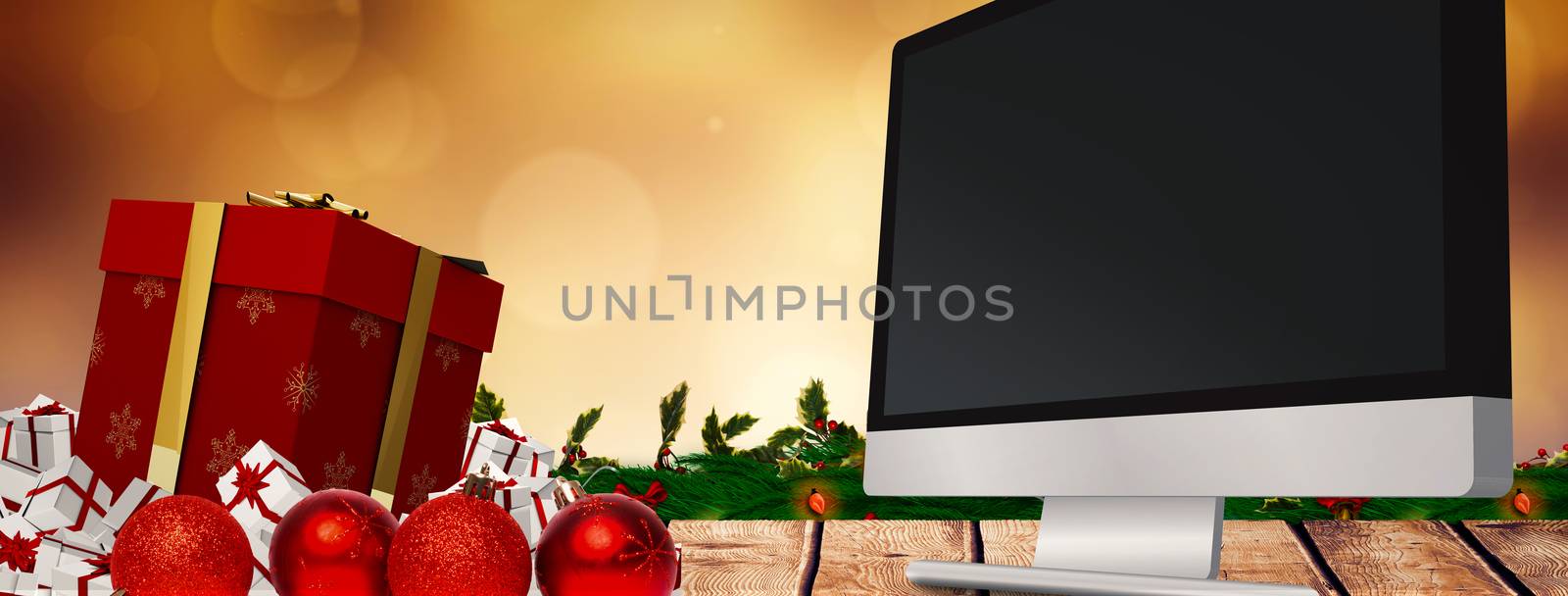 Composite image of christmas gifts by Wavebreakmedia