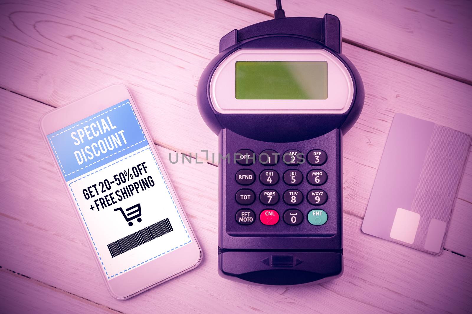 Composite image of mobile payment by Wavebreakmedia