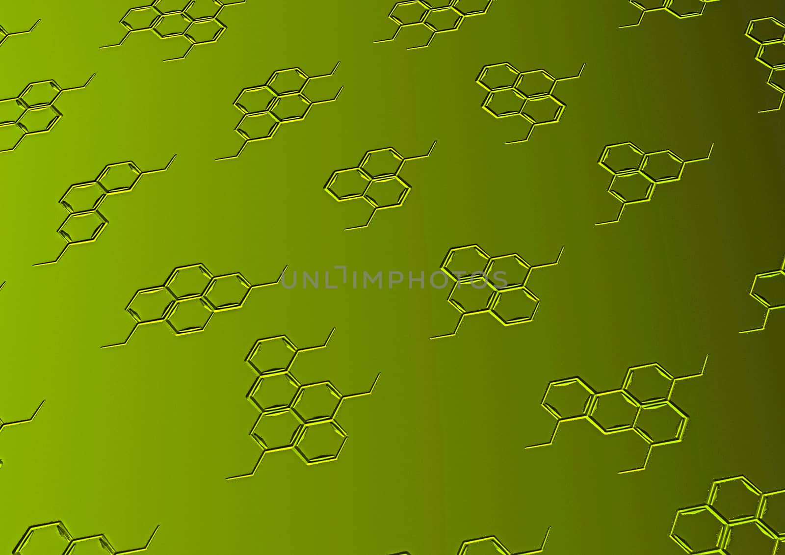 Background with structural chemical formulas by richter1910