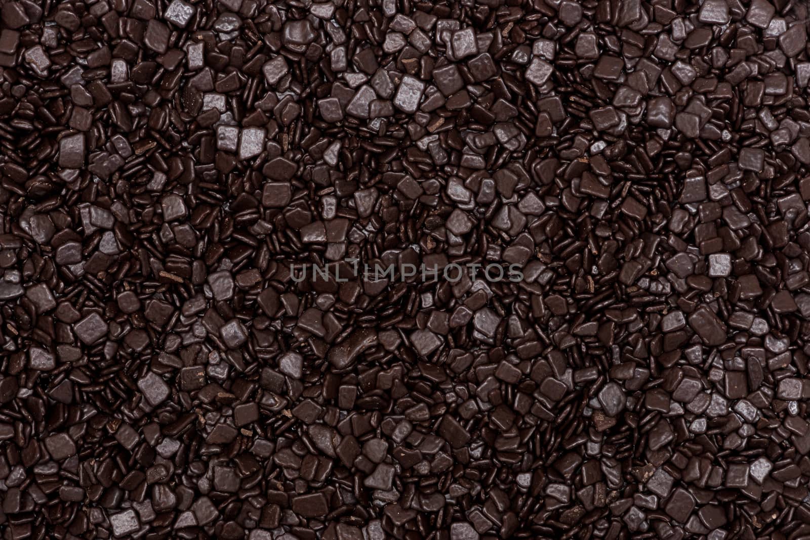 Macro texture of chocolate sprinkles by DNKSTUDIO
