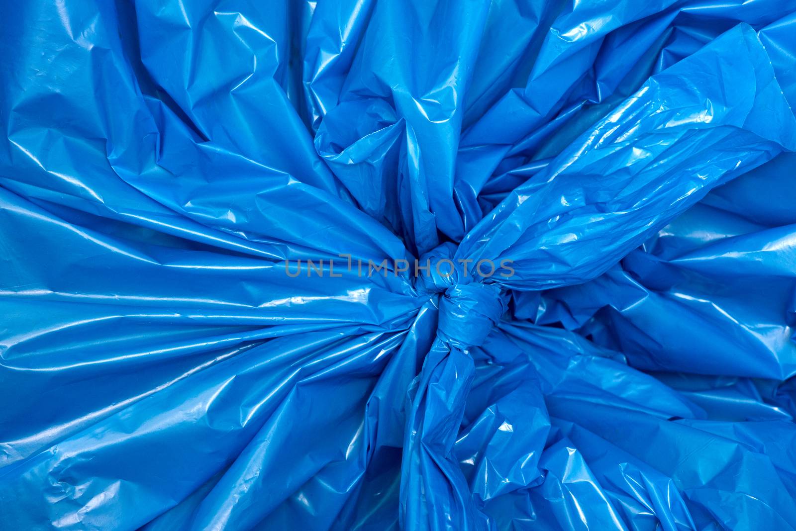 A blue plastic bag texture, macro, background by DNKSTUDIO