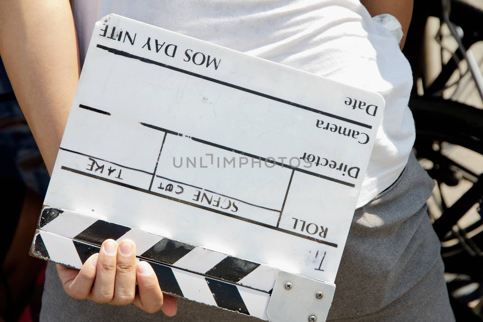Film Slate,behind the scene, film crew production set