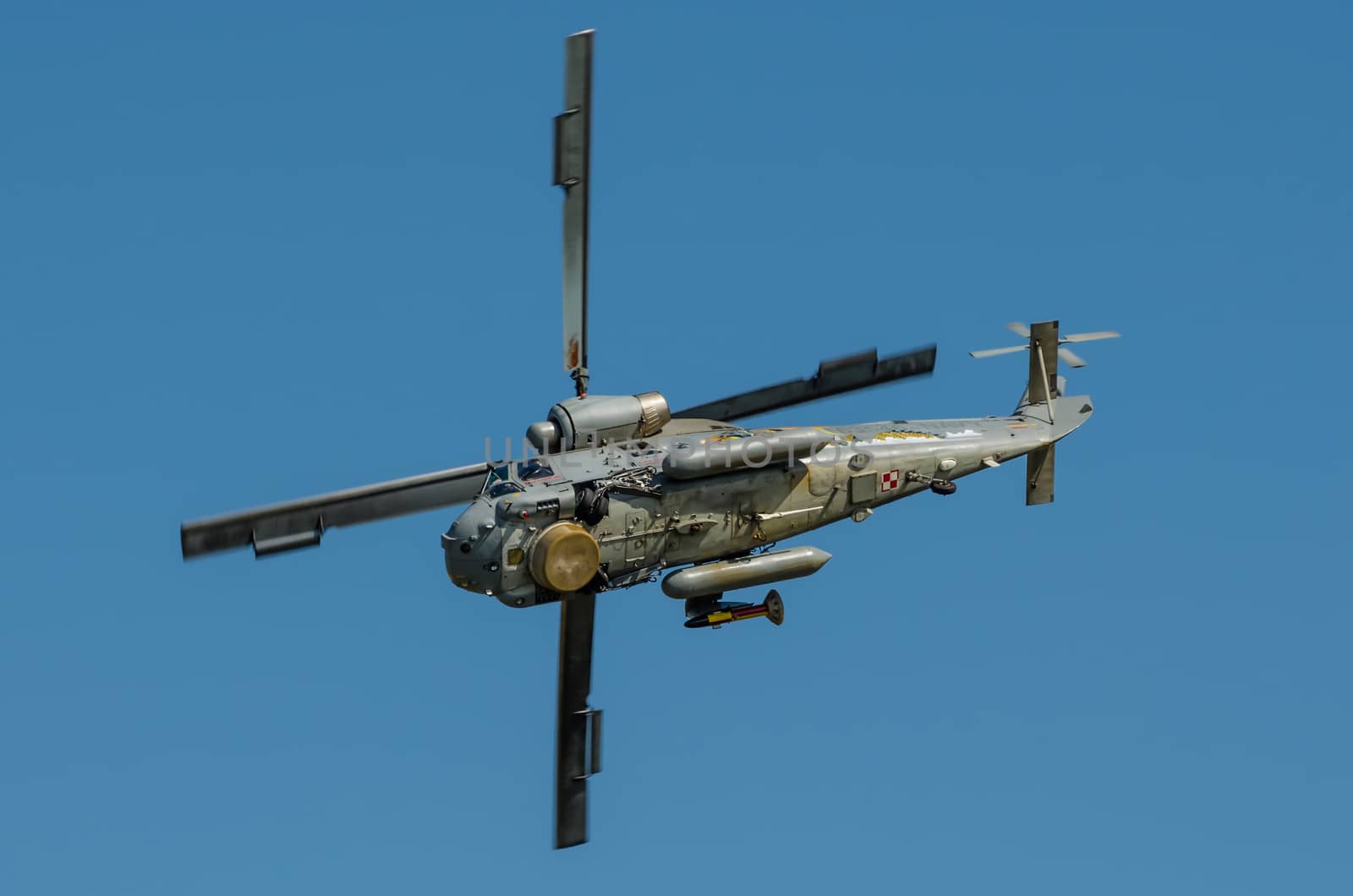 RADOM, POLAND - AUGUST 25: Kaman SH-2G Super Seasprite display during Air Show 2013 event on August 25, 2013 in Radom, Poland