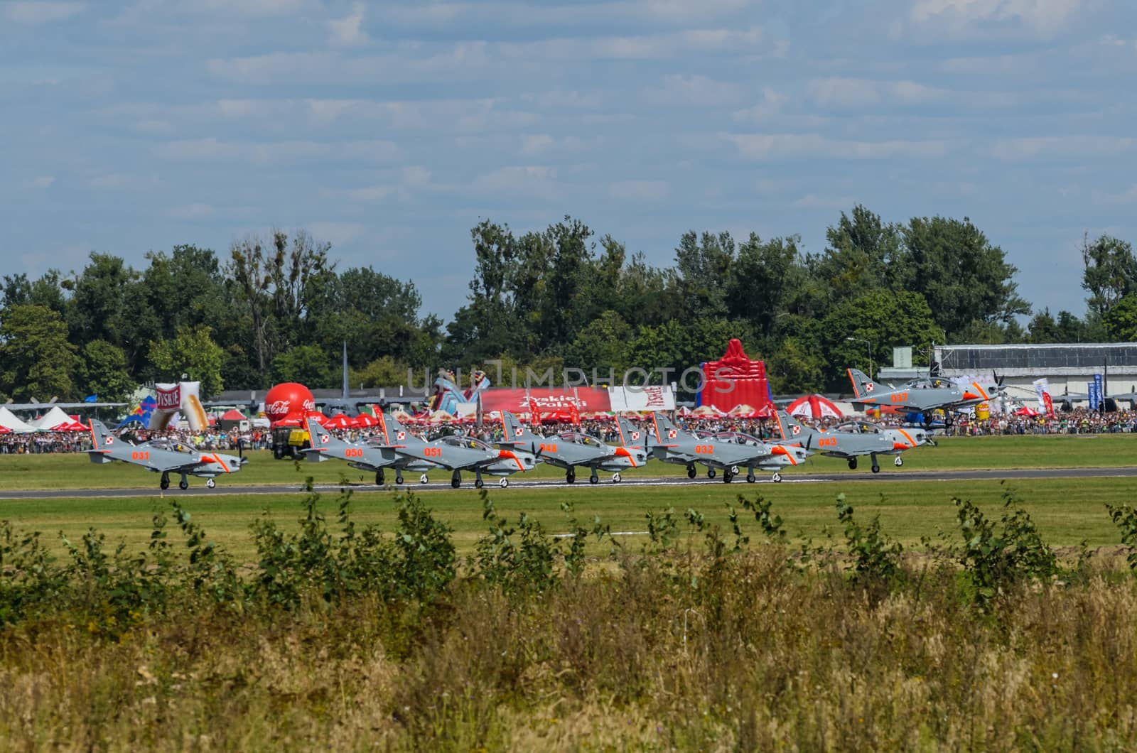 Orlik aerobatic display team during Radom Air Show 2013 by Attila