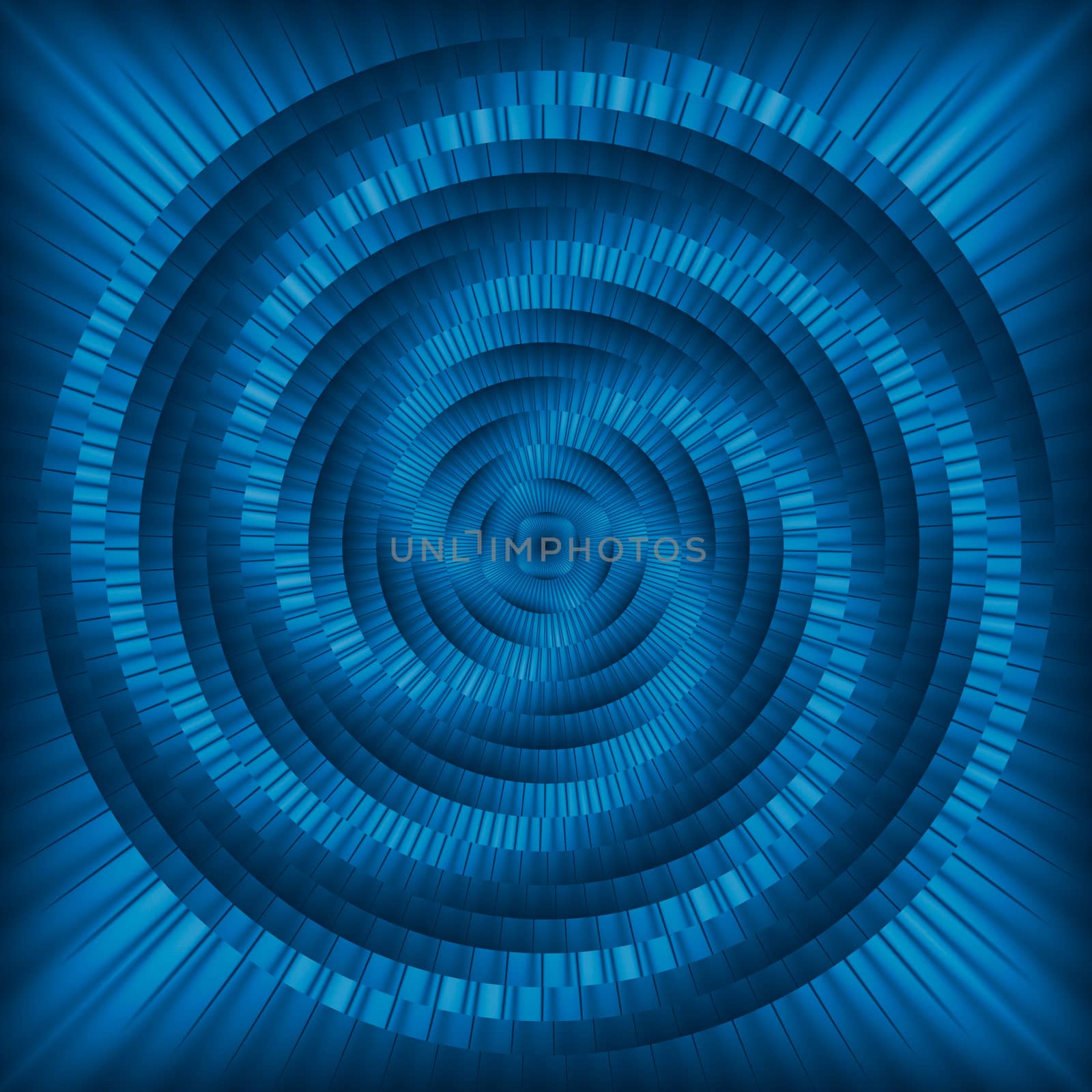 Blue abstract twirl background or texture
