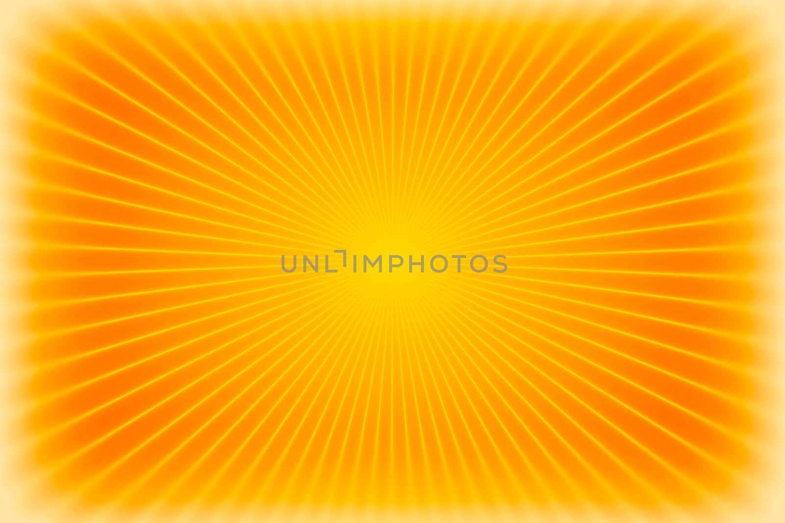 Orange sunburst background or texture