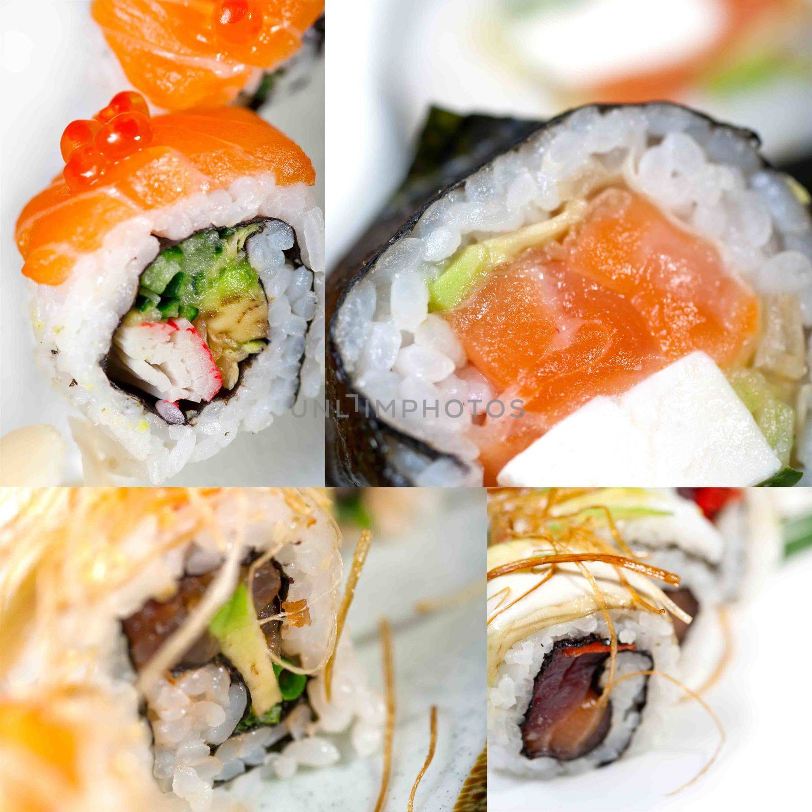 Japanese sushi collage  by keko64