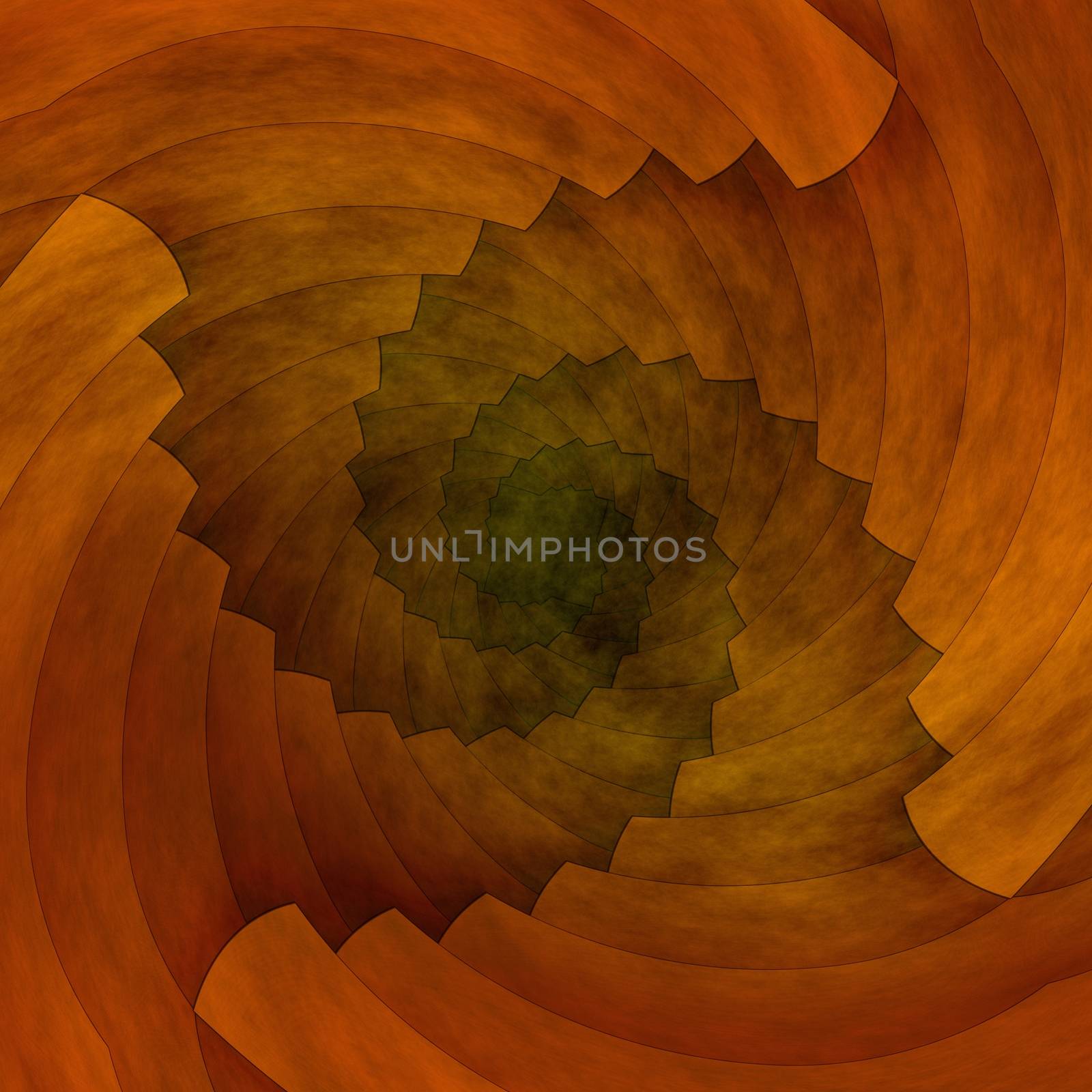 Spiral abstract brown background or texture