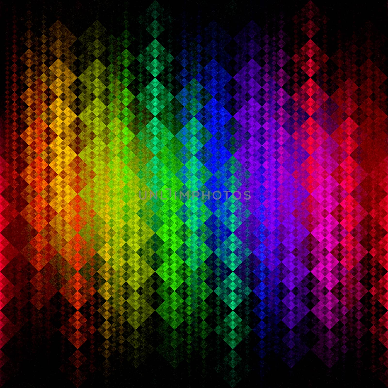 Abstract multicolor mosaic background by Attila