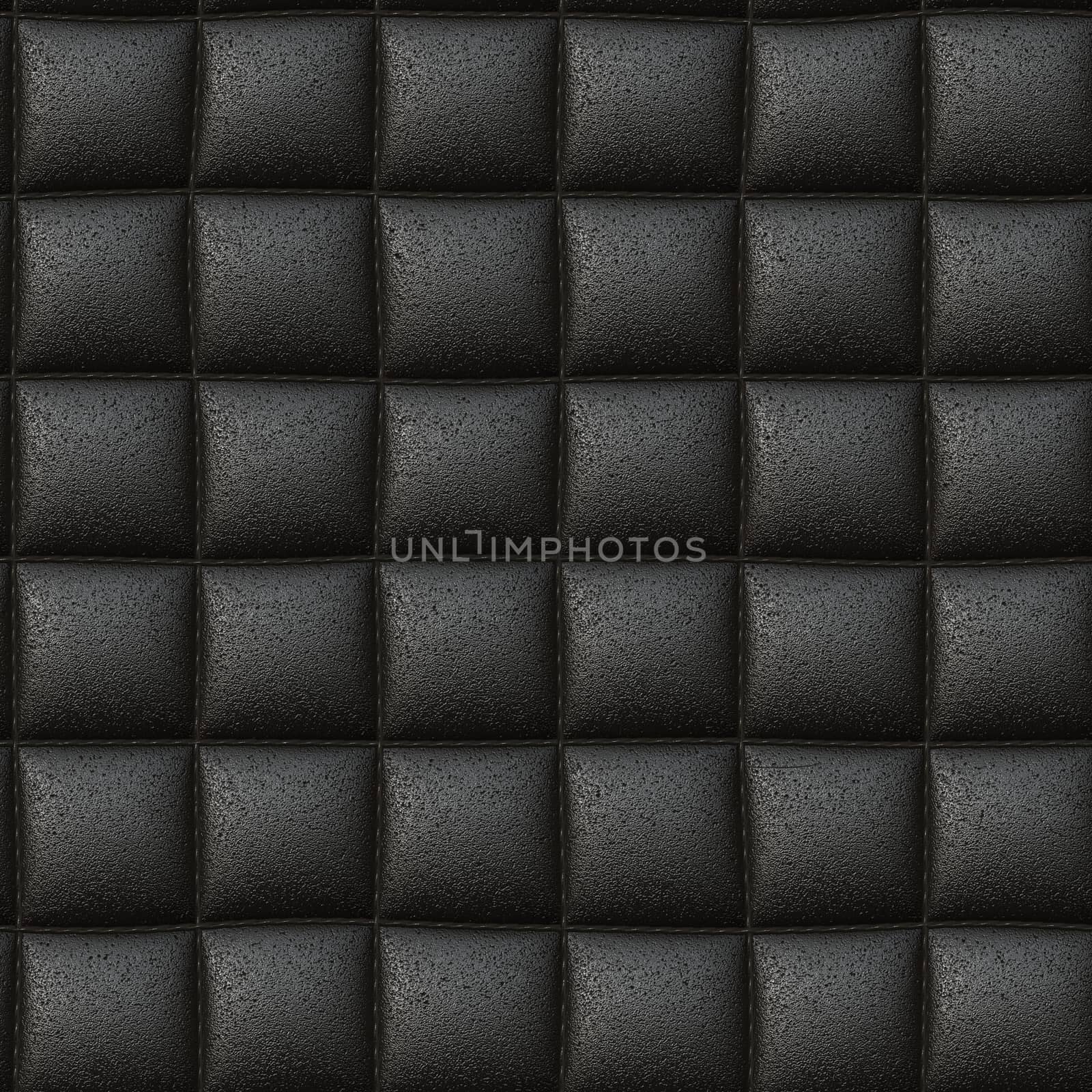 Black leather seamless background or texture by Attila