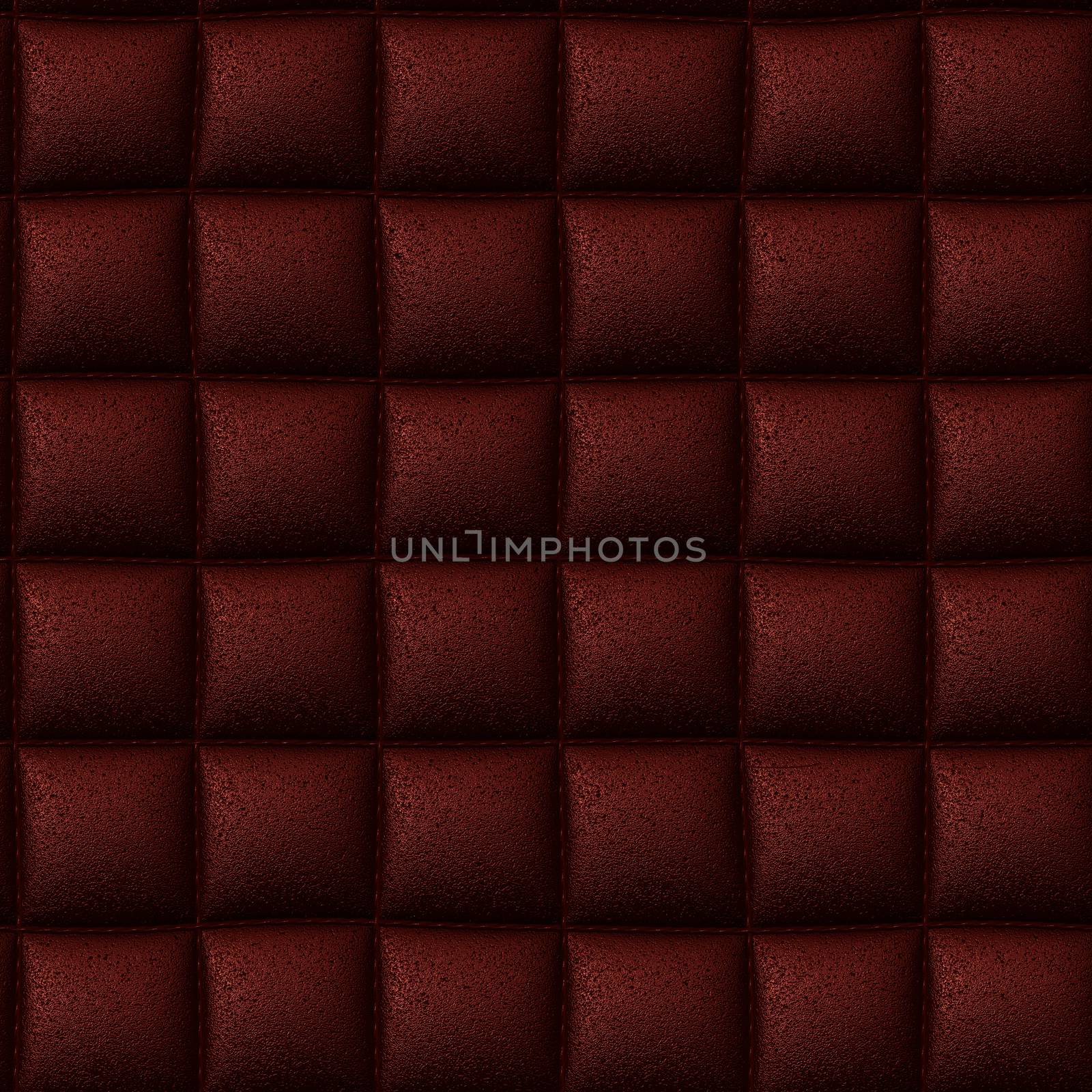 Red leather seamless background or texture by Attila