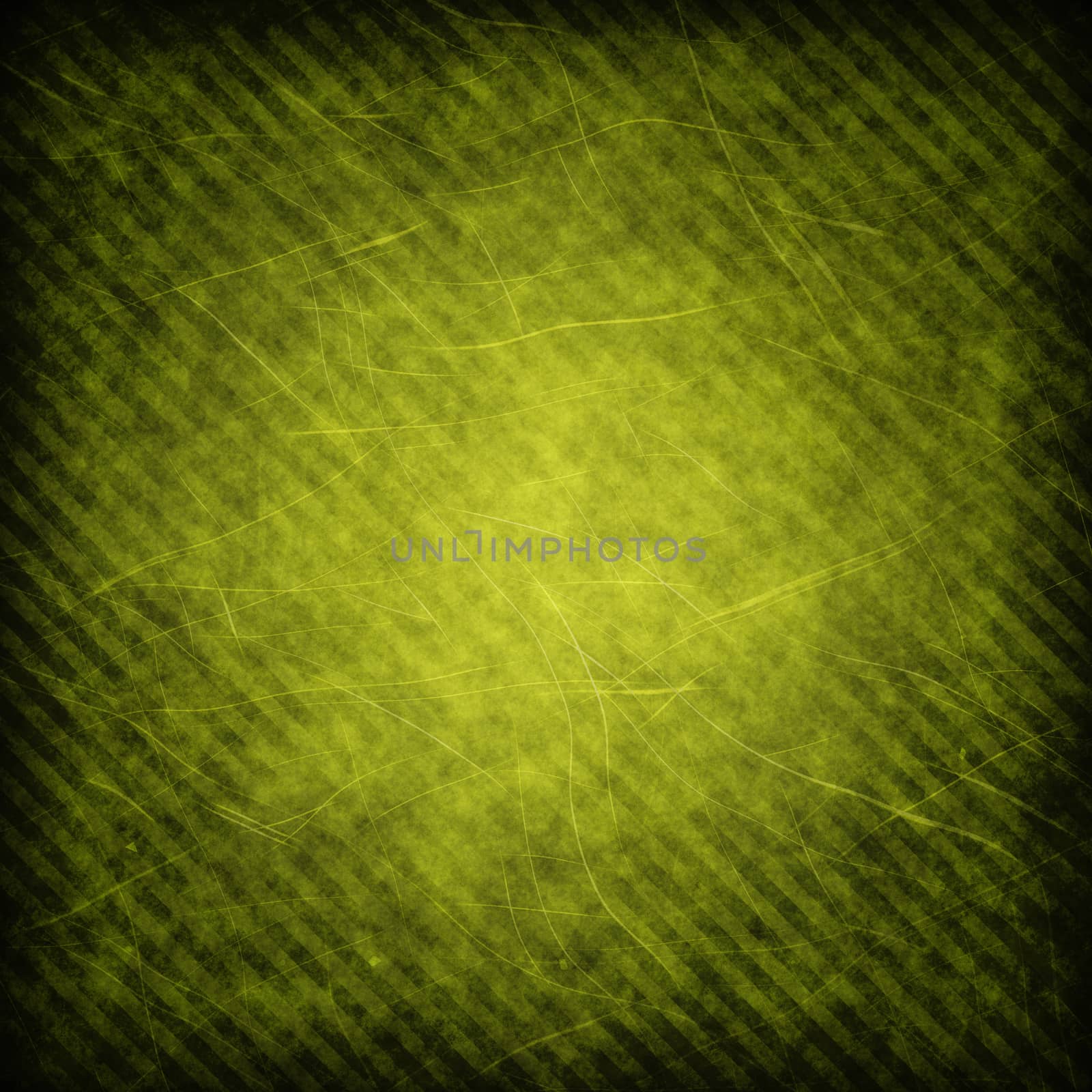 Green grunge striped background or texture