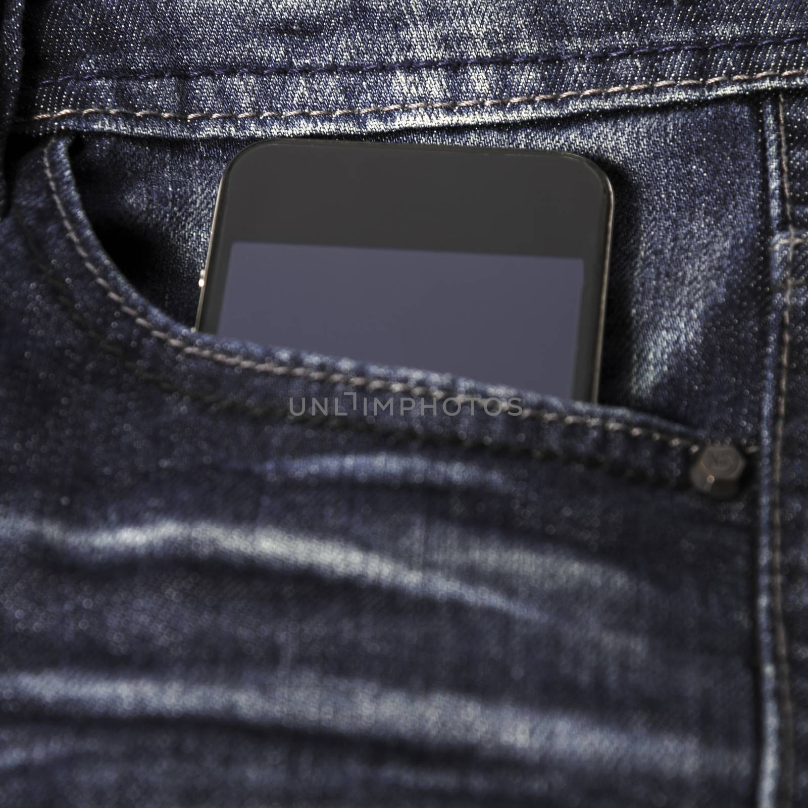 smartphone in jean truser