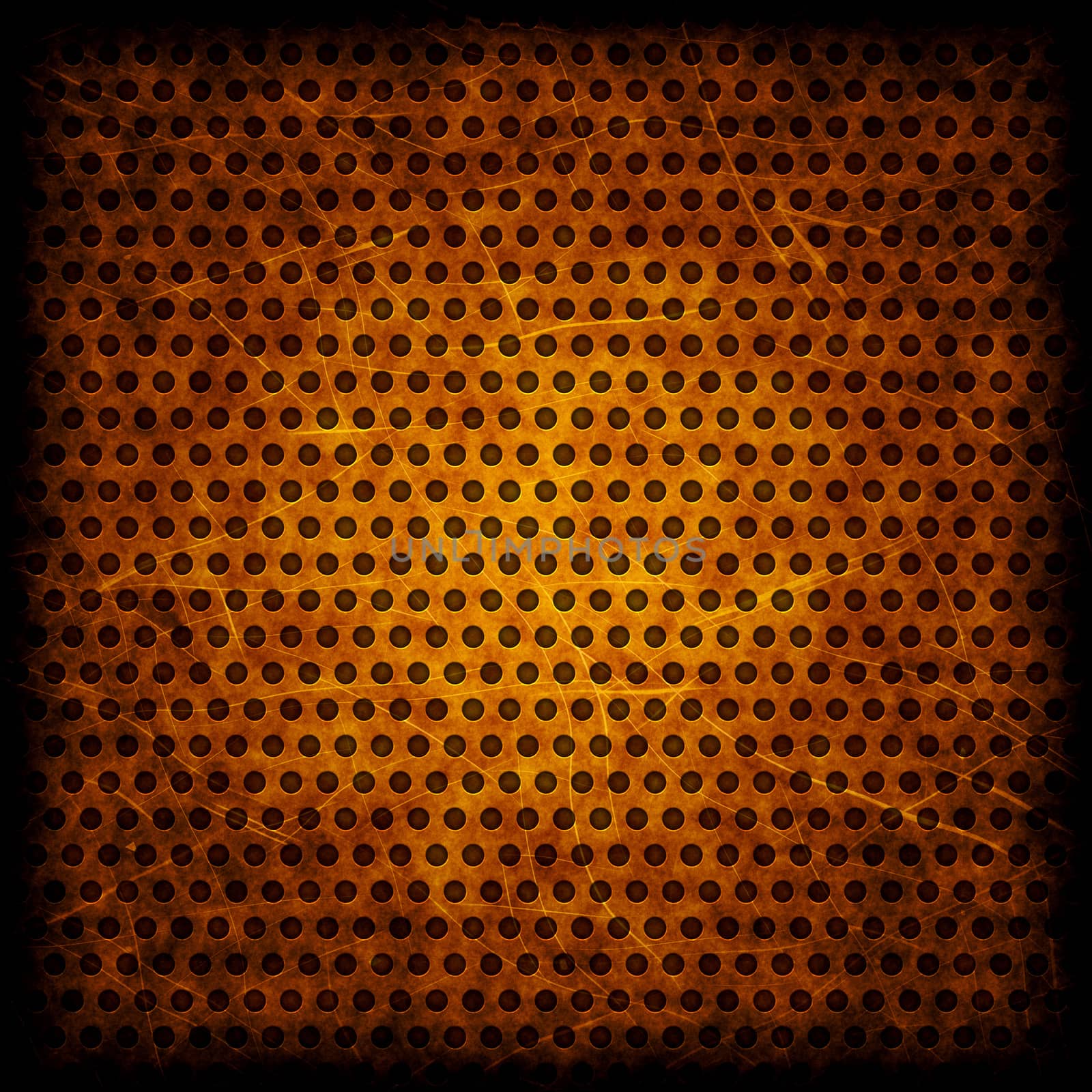 Brown grunge background of circle pattern texture