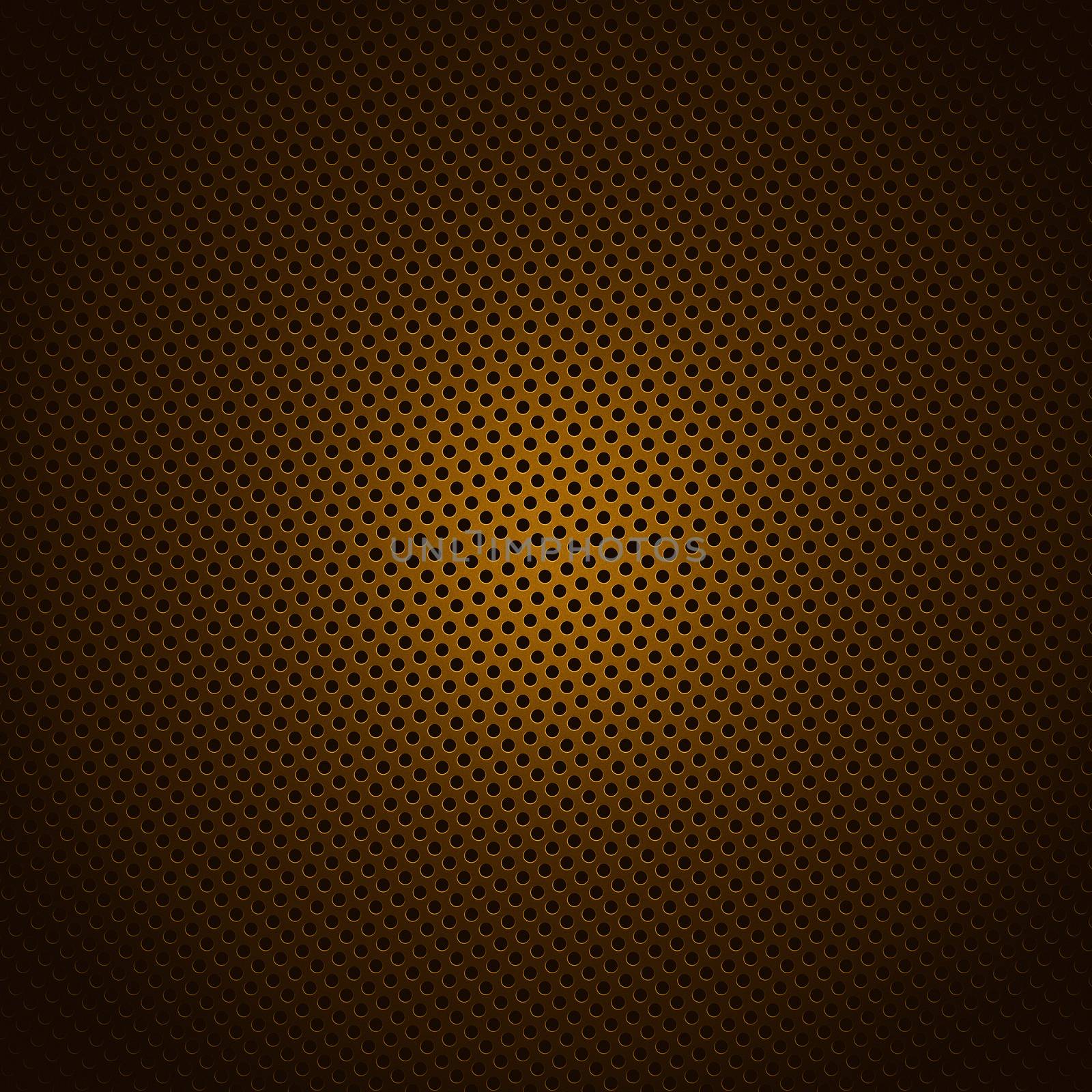 Copper circle pattern texture or background