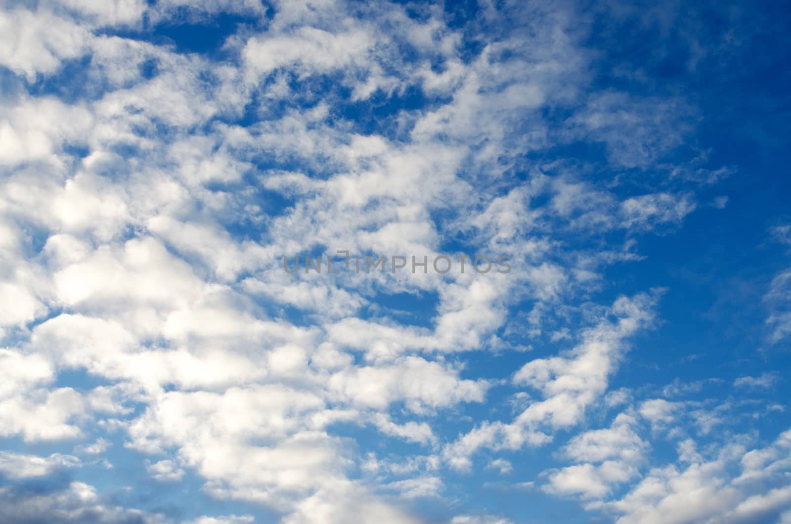 white clouds on a blue background by DNKSTUDIO