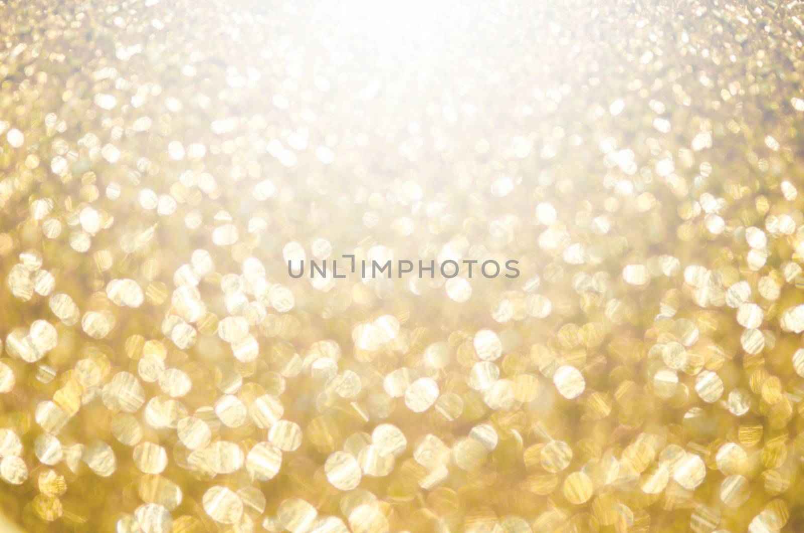 Abstract the gold light for holidays background.