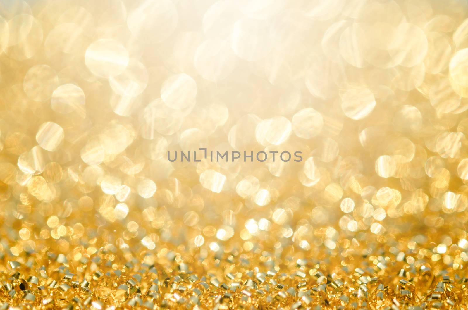 Abstract the gold light for holidays background.