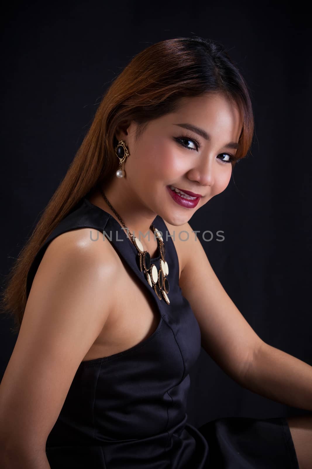 Portrait of beautiful Asian girl by imagincy