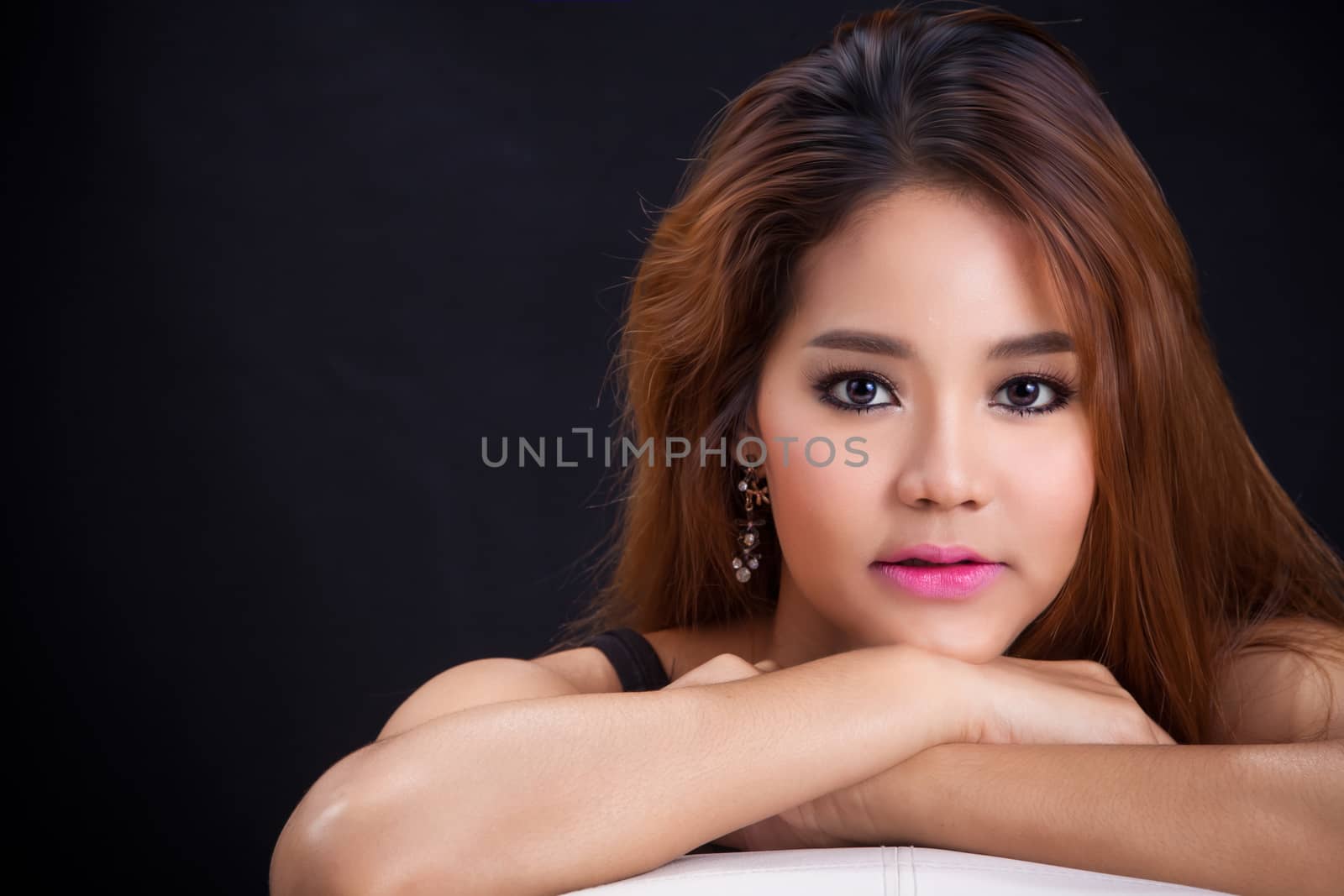 Portrait of beautiful Asian girl by imagincy