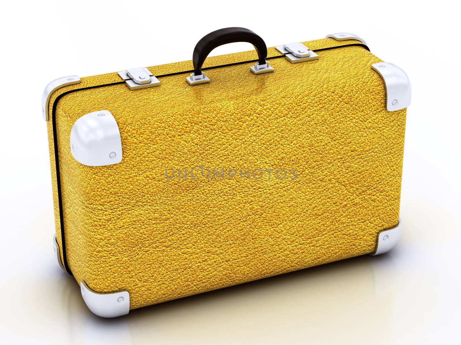 yellow traveling bag by Lupen