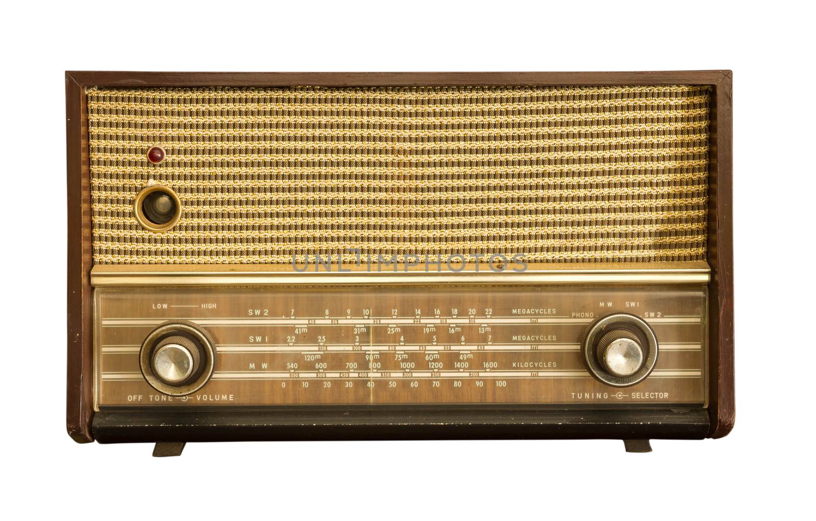 Vintage fashioned radio by seksan44