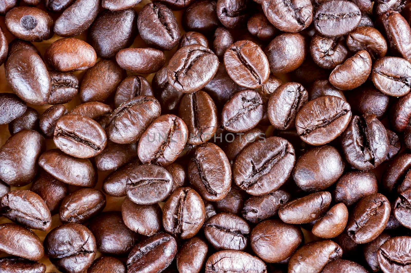 Coffee beans background.