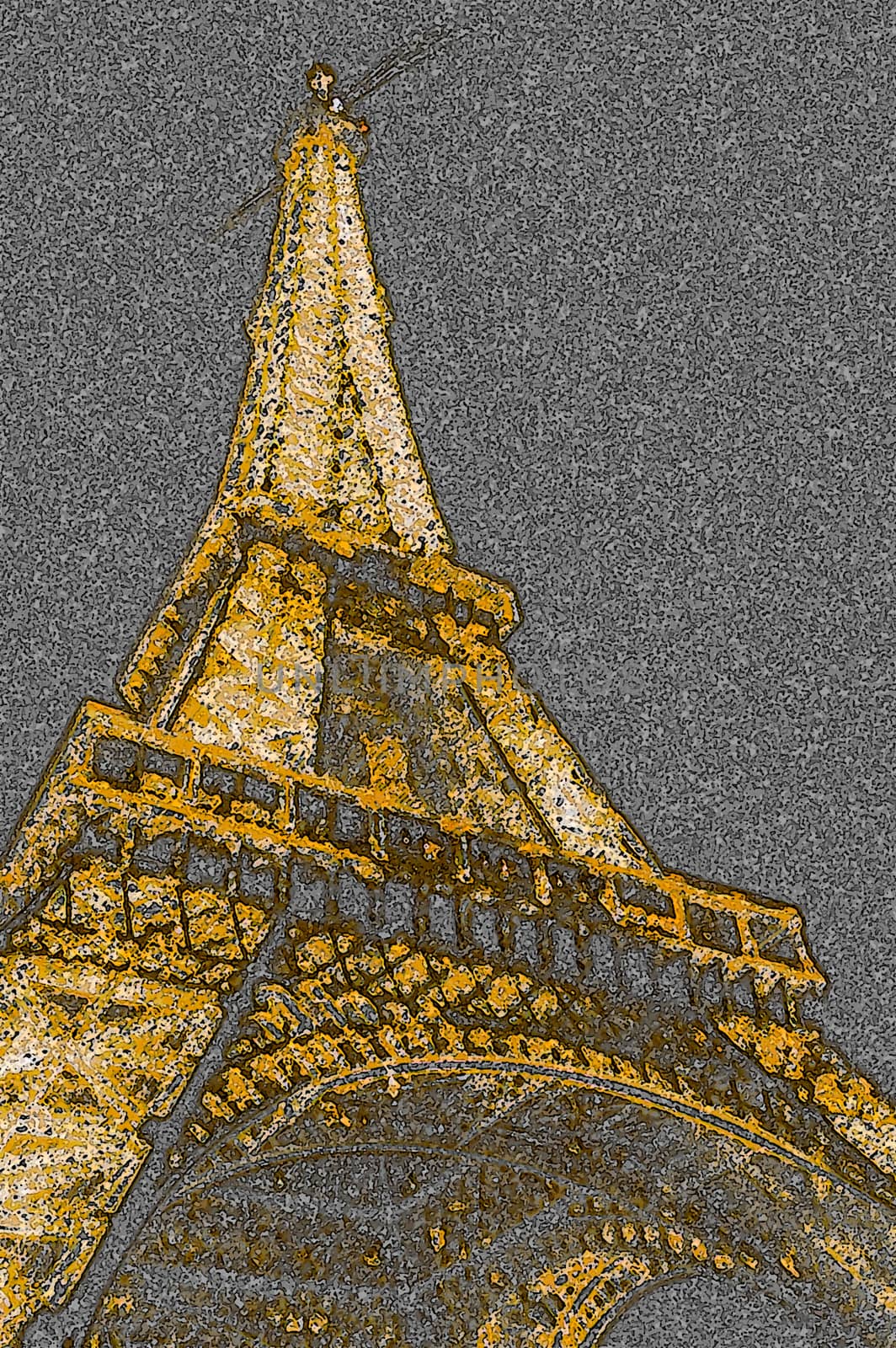 The Eiffel tower  by edella