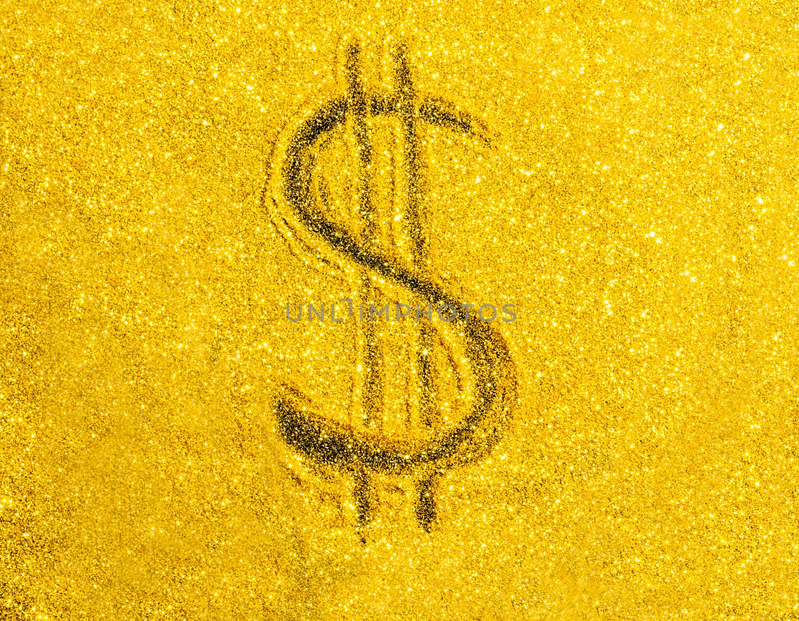 US Dollar symbol by seksan44