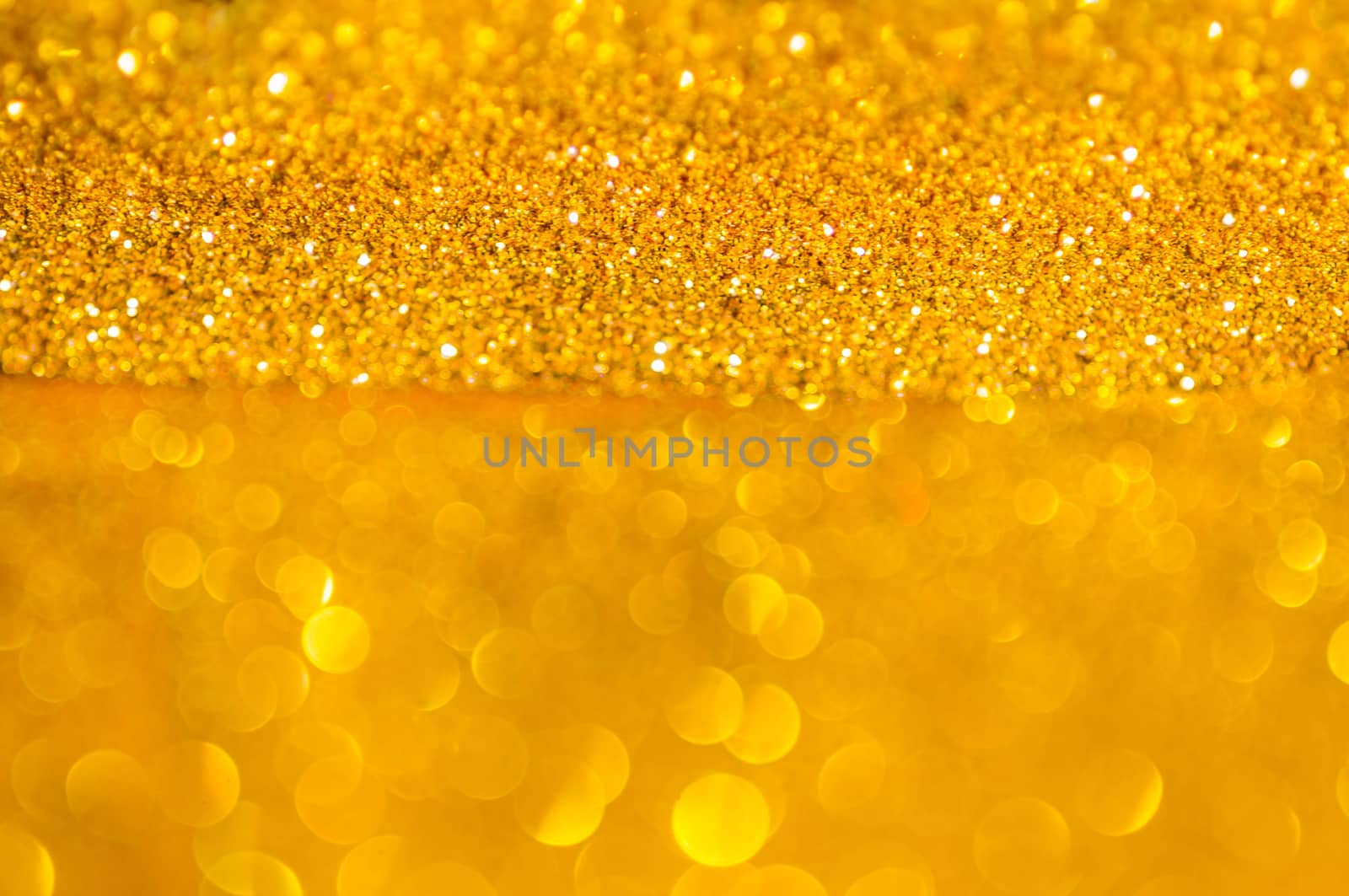 Bokeh gold color abstract. by seksan44