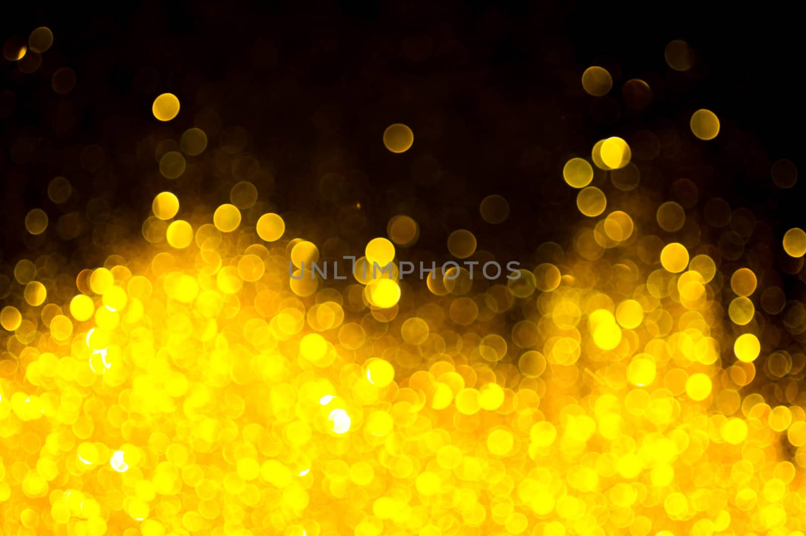 Bokeh gold colour abstract. by seksan44