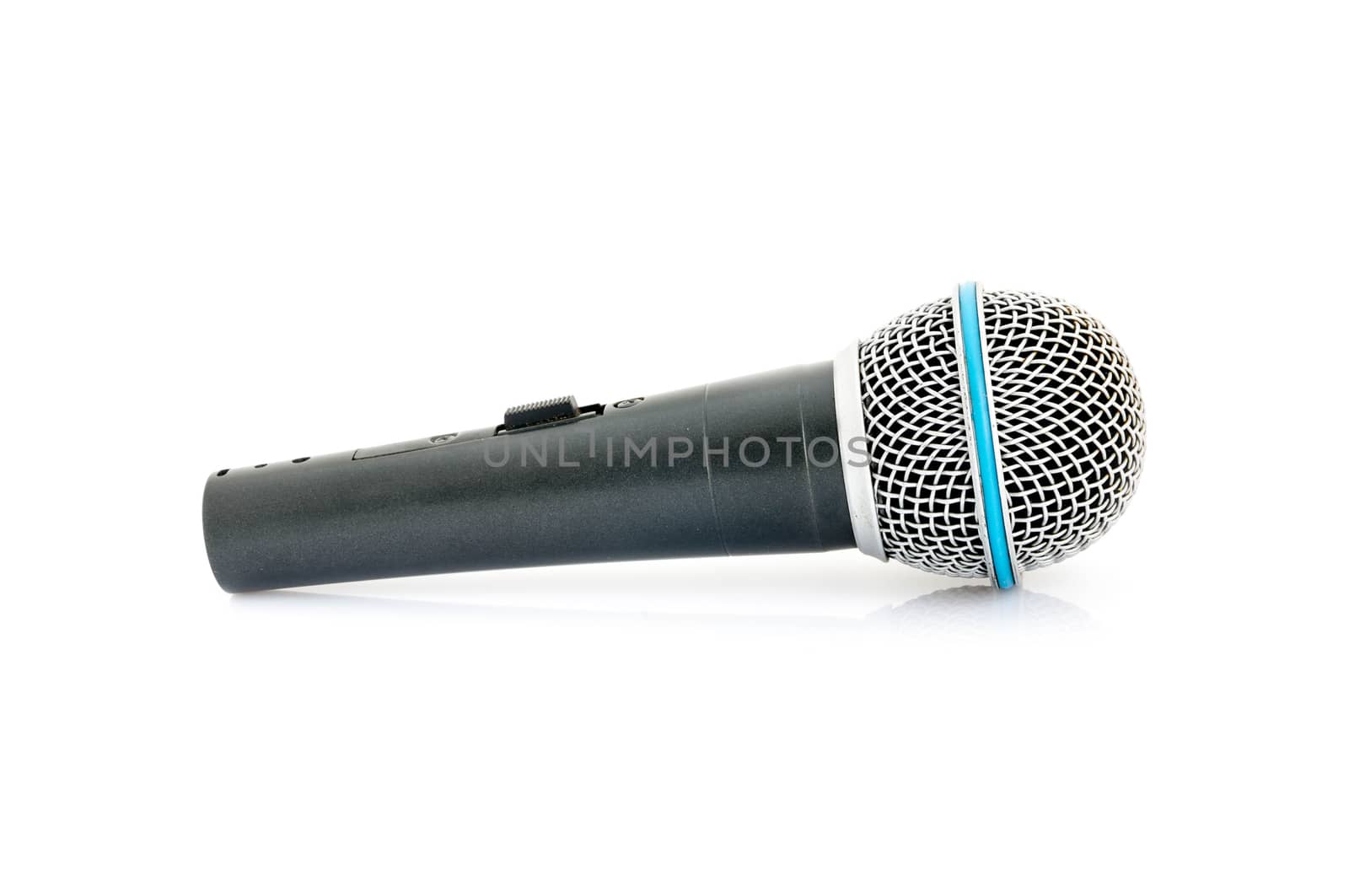 Microphone isolate on a White Background