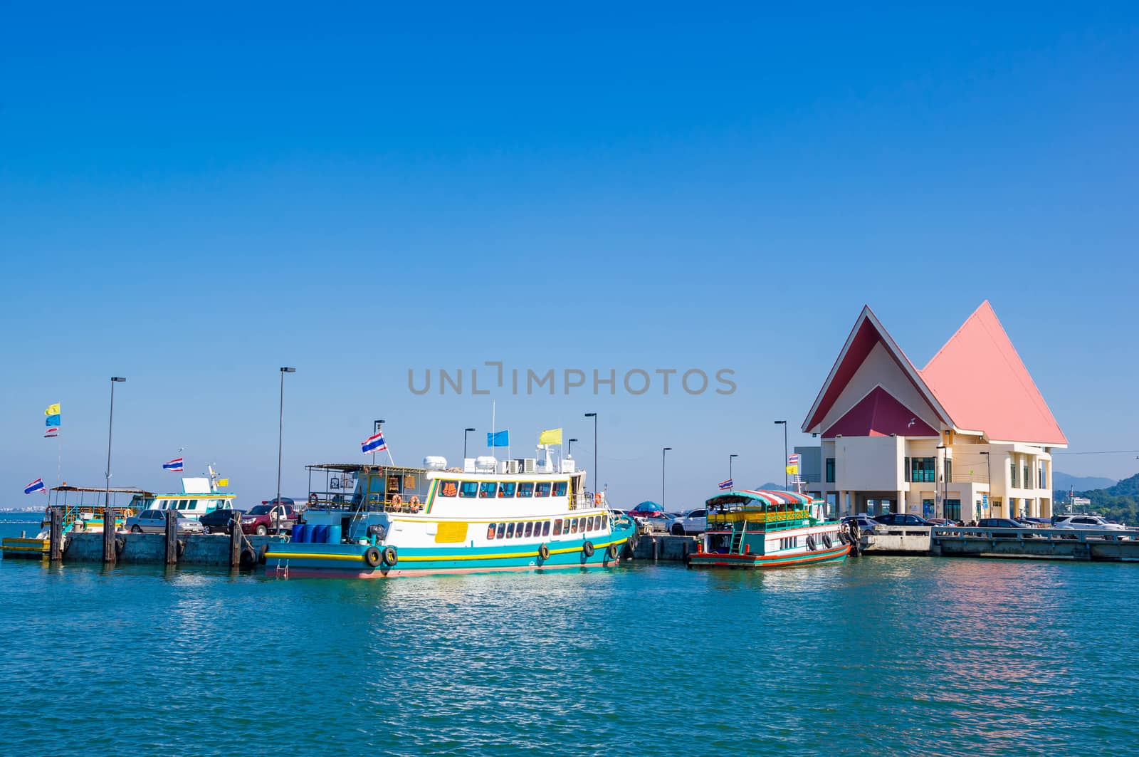 Small seaport in East gulf of Thailand.