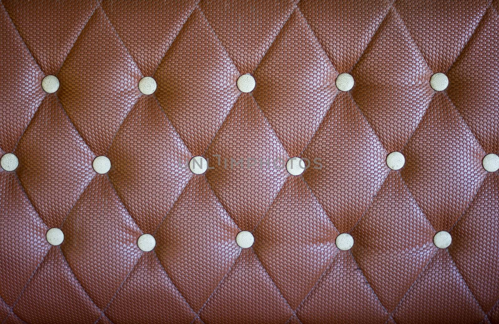 brown leather texture background. by seksan44