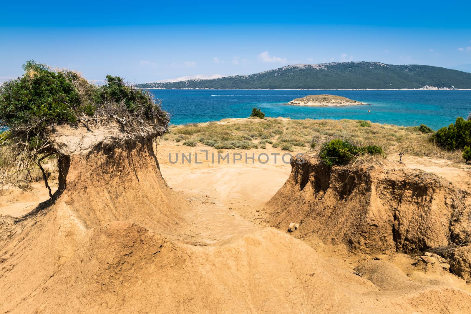 The pristine coastline and crystal clear water of the island of  by Isaac74